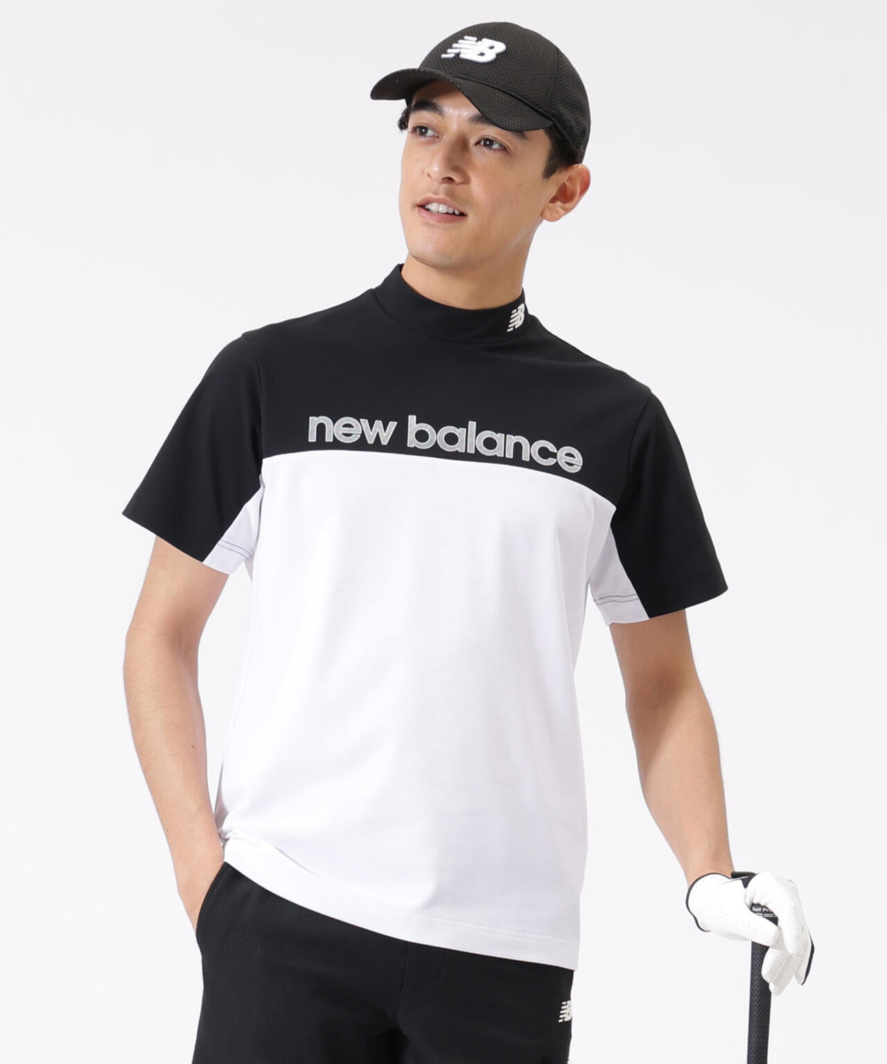 超速乾 UV 防透 半袖 モックネック プルオーバー (MENS) | new balance