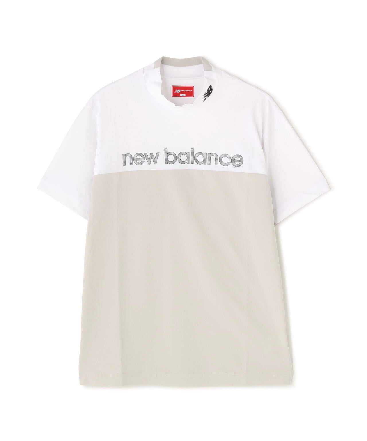 超速乾 UV 防透 半袖 モックネック プルオーバー (MENS) | new balance