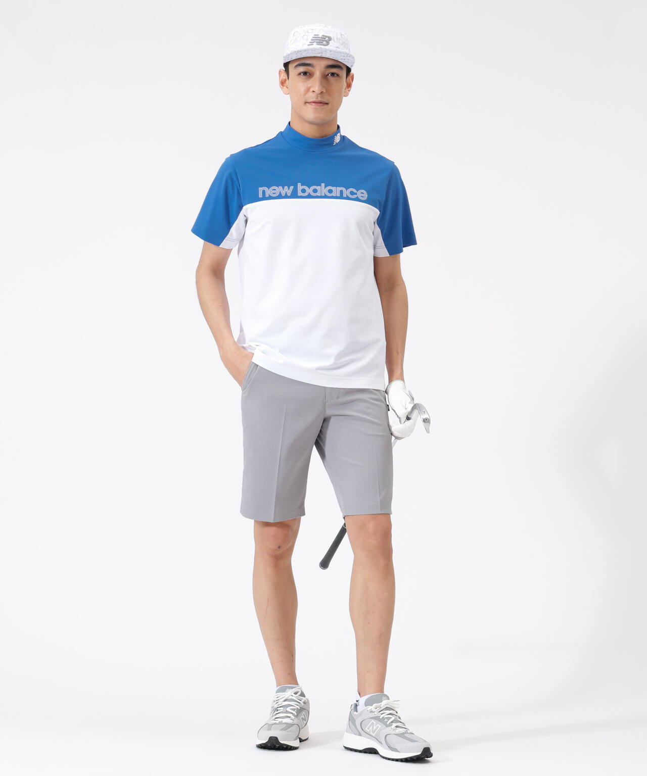 超速乾 UV 防透 半袖 モックネック プルオーバー (MENS) | new balance