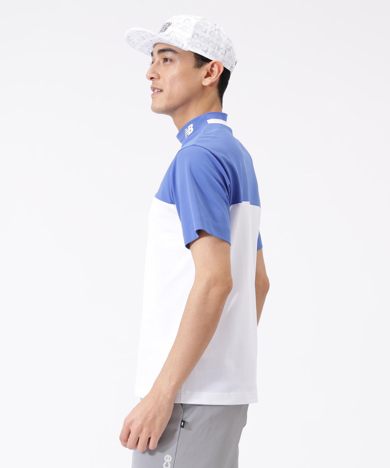 超速乾 UV 防透 半袖 モックネック プルオーバー (MENS) | new balance