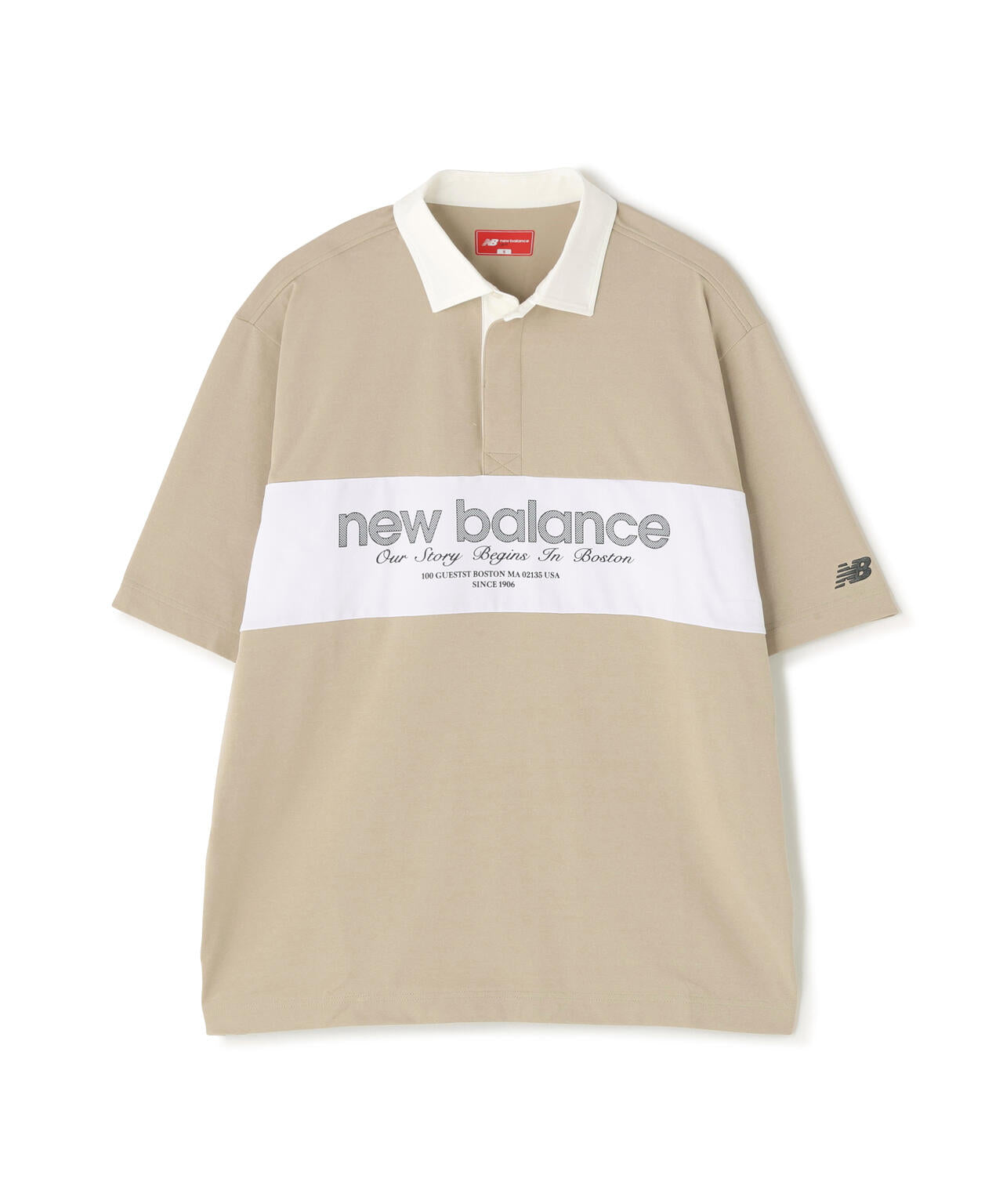 接触冷感 ハーフスリーブ ラガーシャツ (MENS) | new balance golf