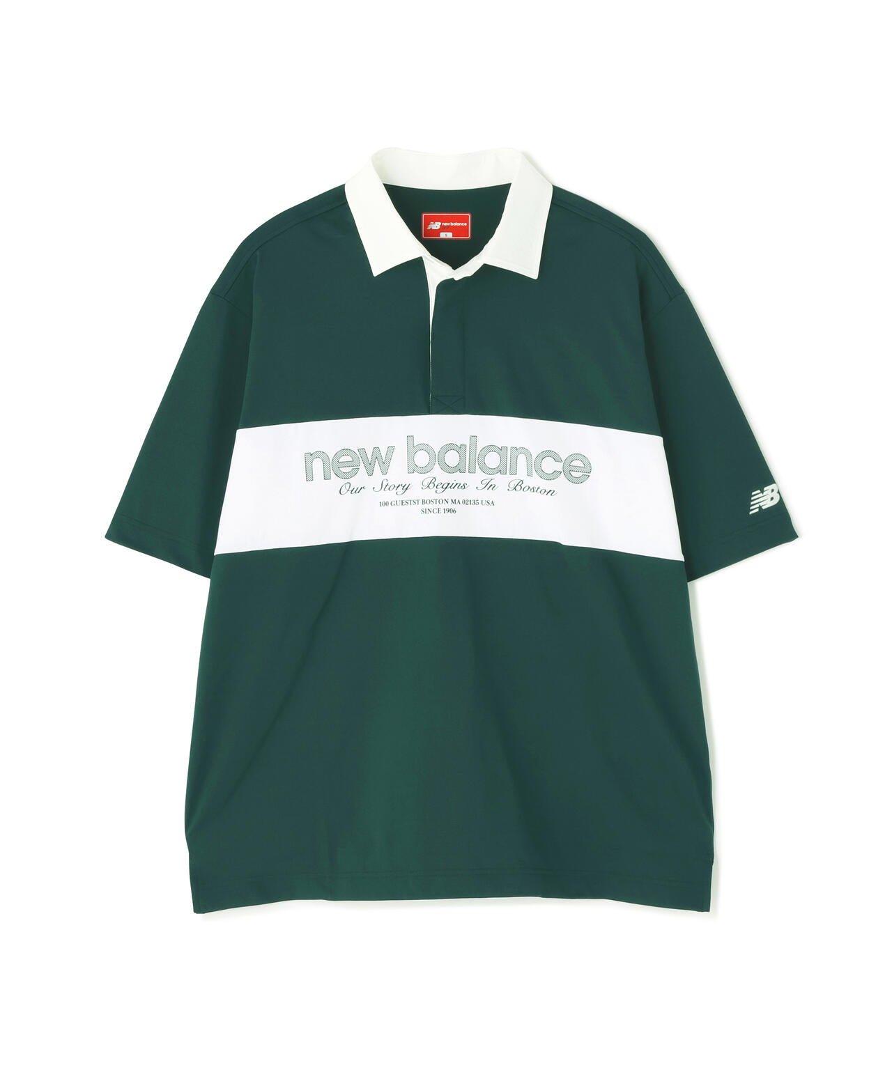 接触冷感 ハーフスリーブ ラガーシャツ (MENS)