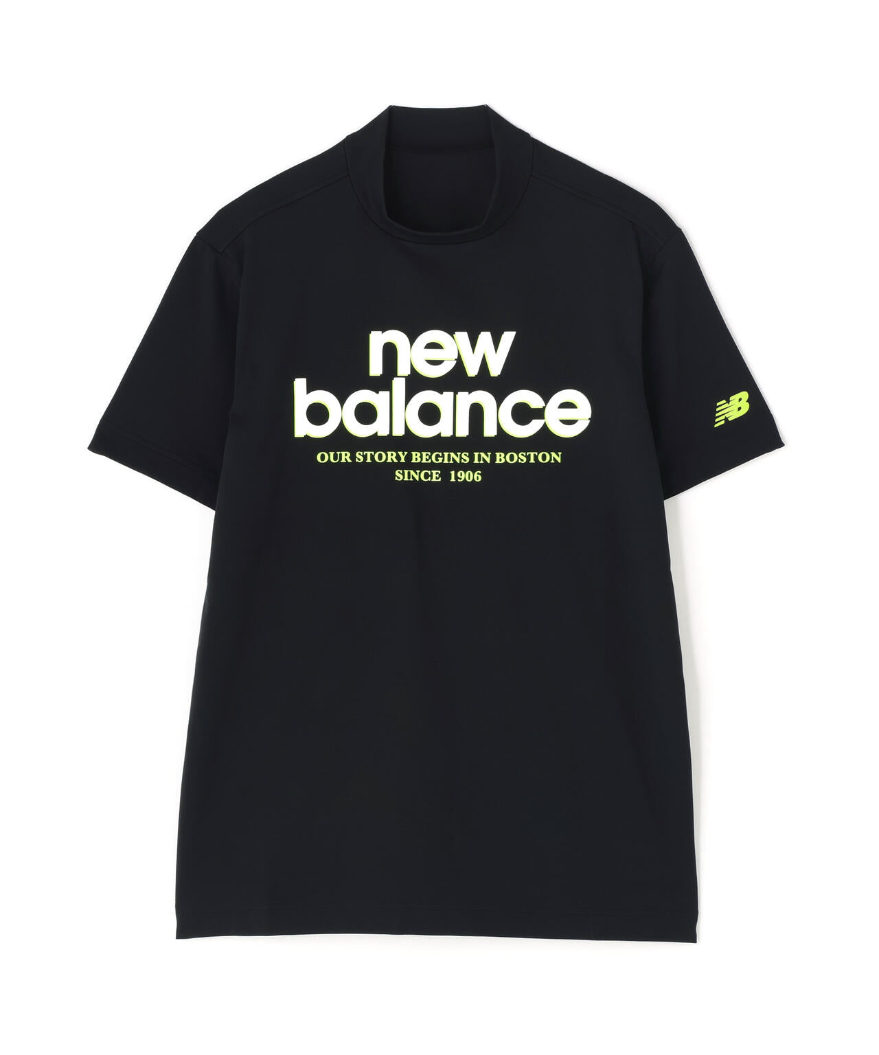 接触冷感 半袖 モックネック プルオーバー (MENS) | new balance golf