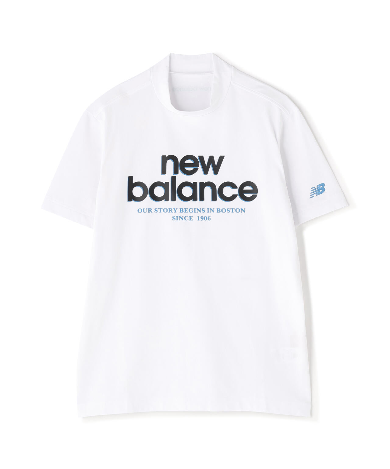 接触冷感 半袖 モックネック プルオーバー (MENS) | new balance golf