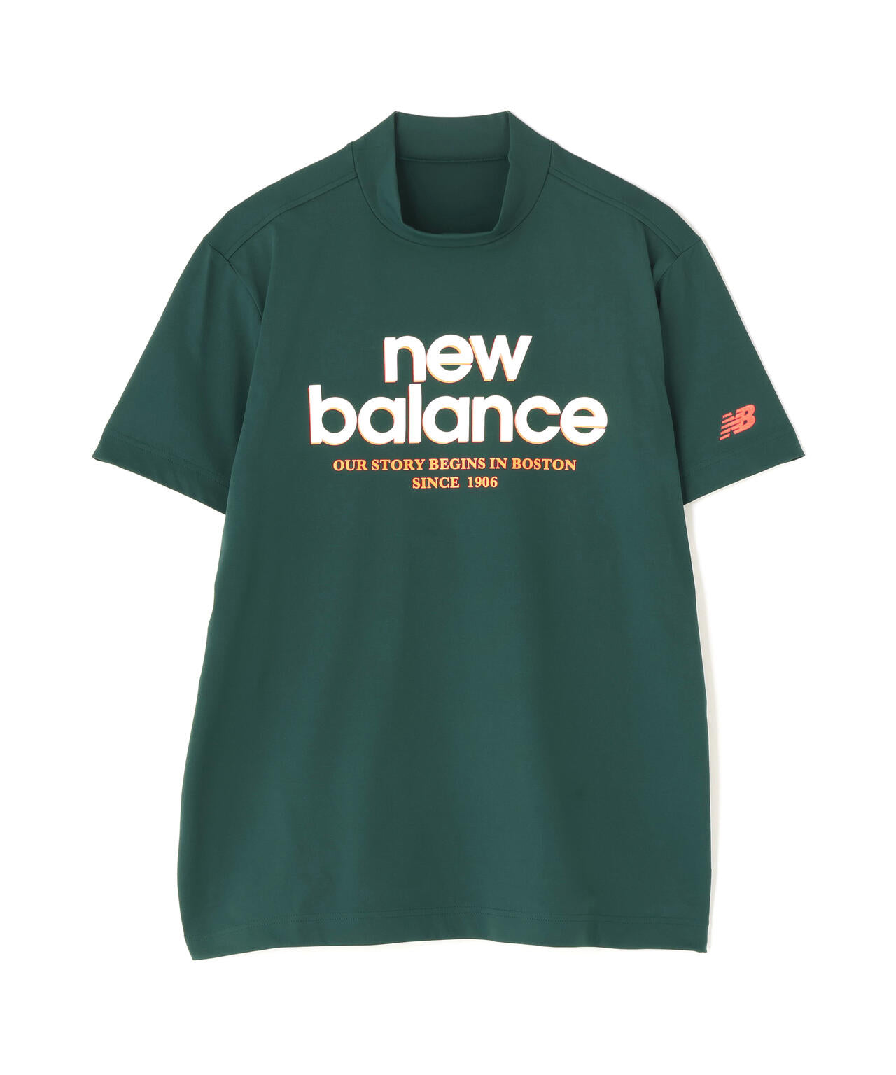 接触冷感 半袖 モックネック プルオーバー (MENS) | new balance golf