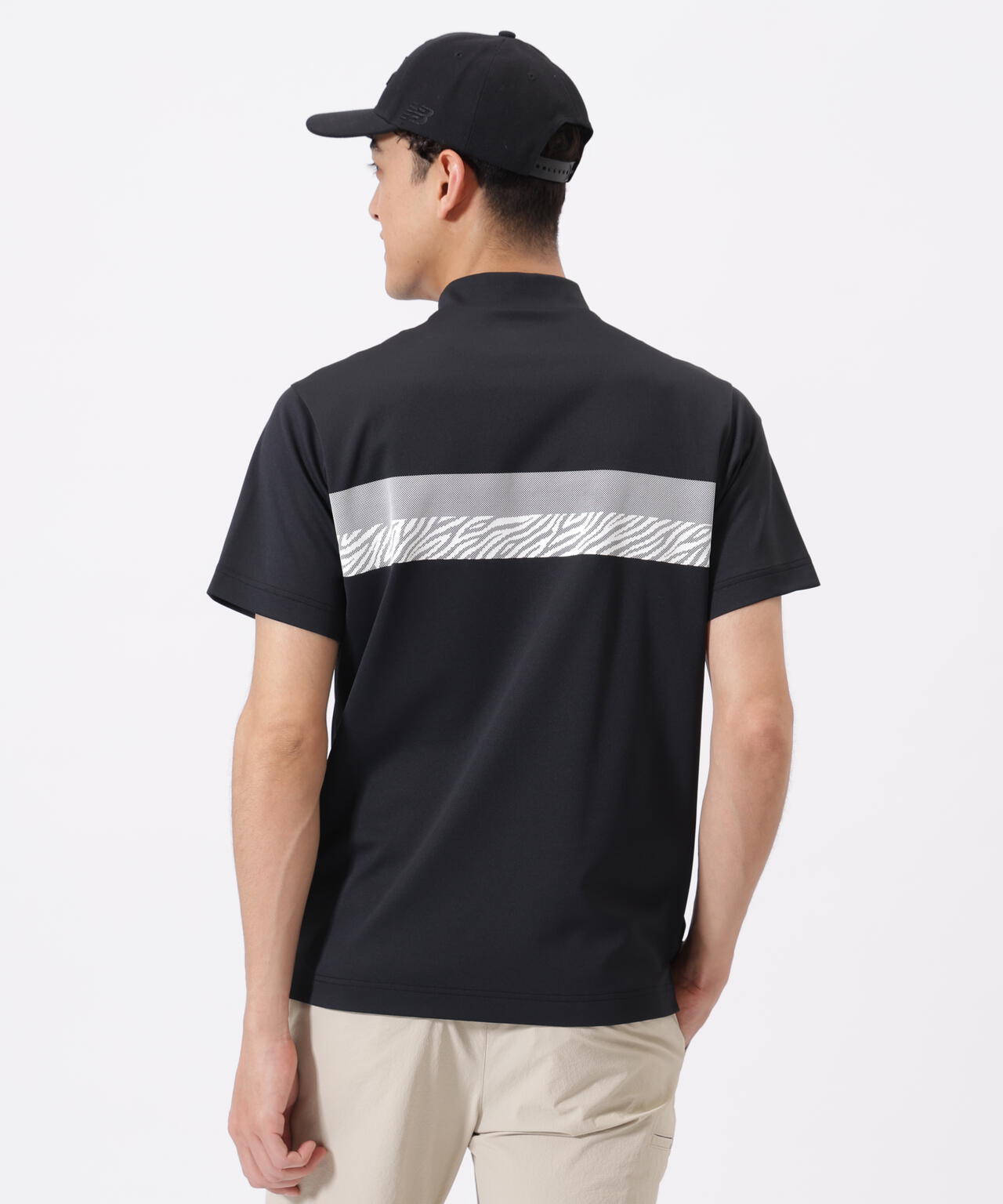 半袖 モックネック プルオーバー (MENS)