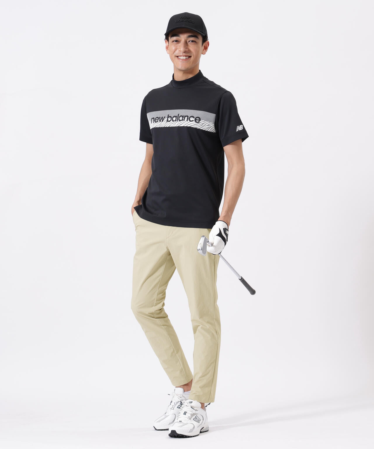 半袖 モックネック プルオーバー (MENS) | new balance golf