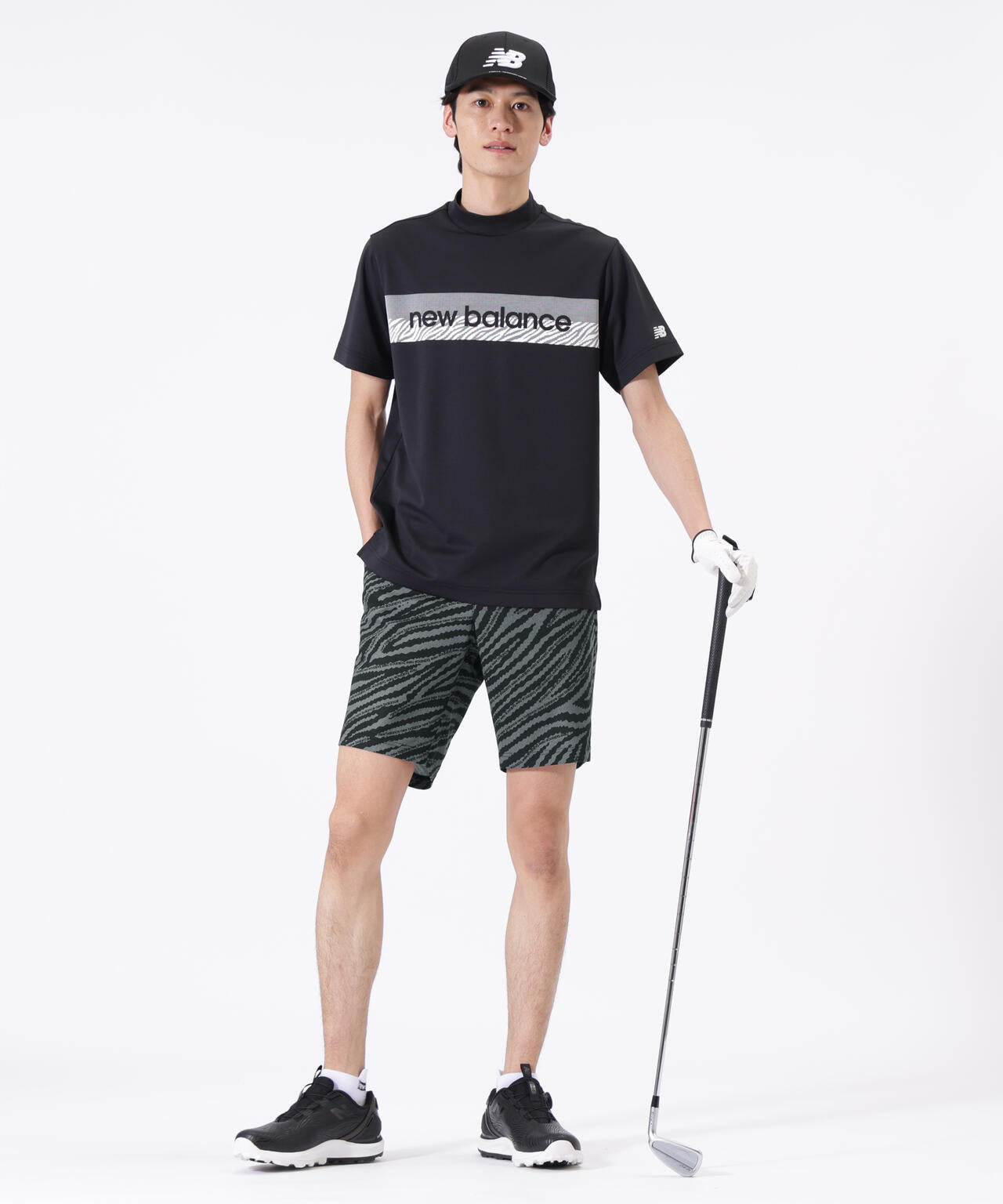 半袖 モックネック プルオーバー (MENS)