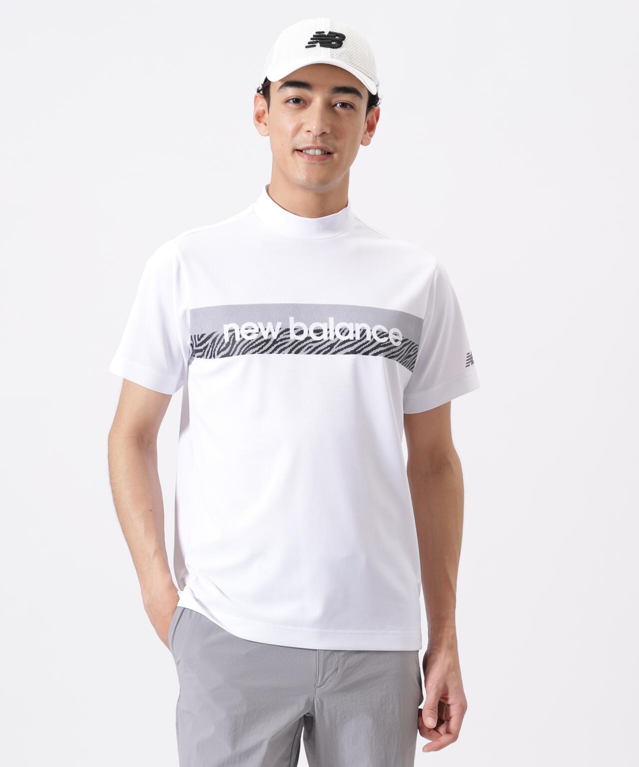 半袖 モックネック プルオーバー (MENS) | new balance golf