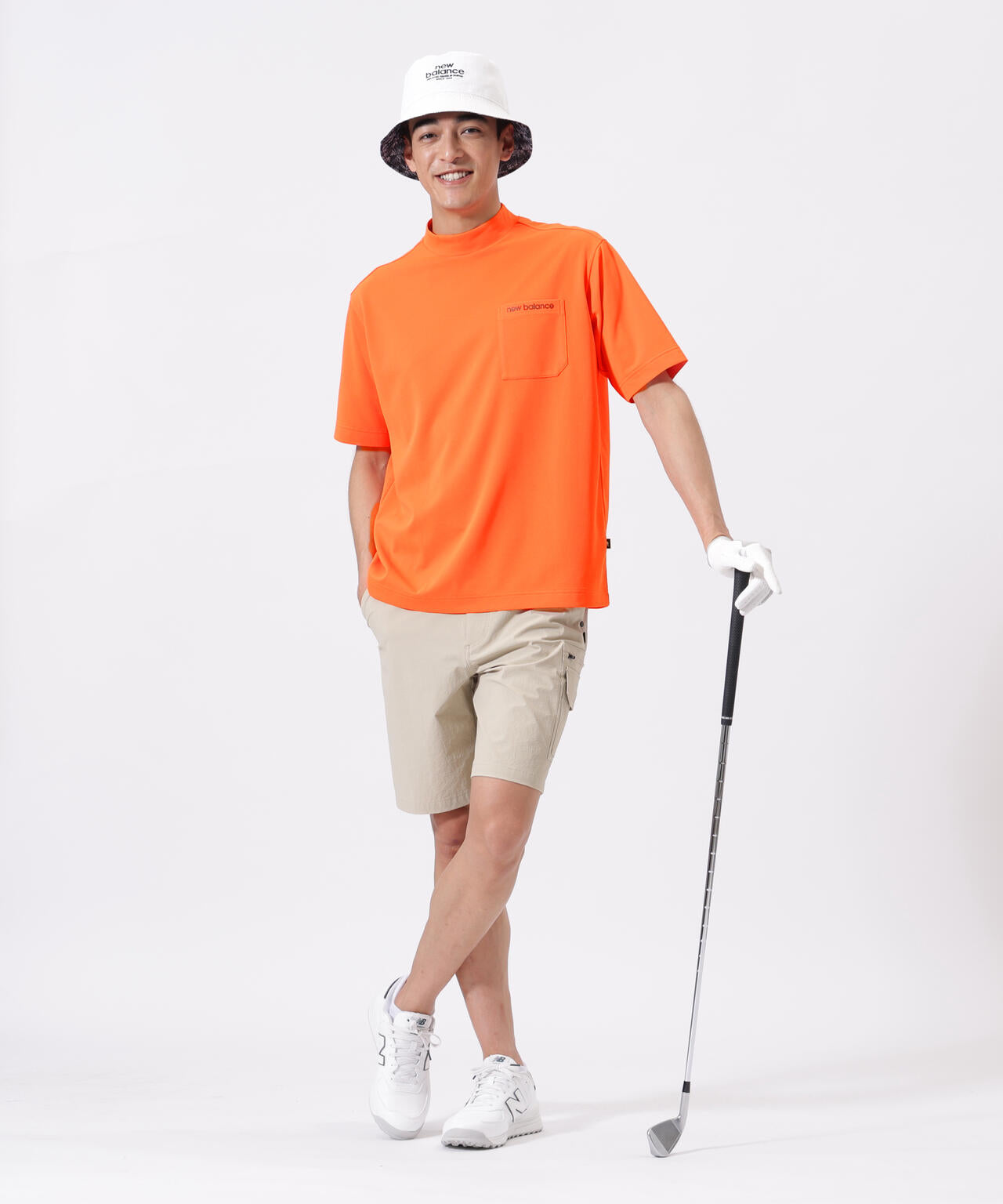 ハーフスリーブ モックネック プルオーバー (MENS) | new balance golf