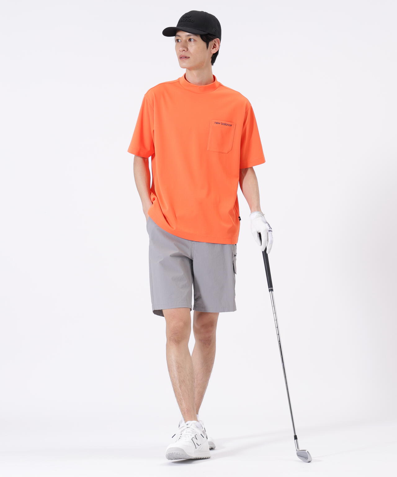 ハーフスリーブ モックネック プルオーバー (MENS) | new balance golf