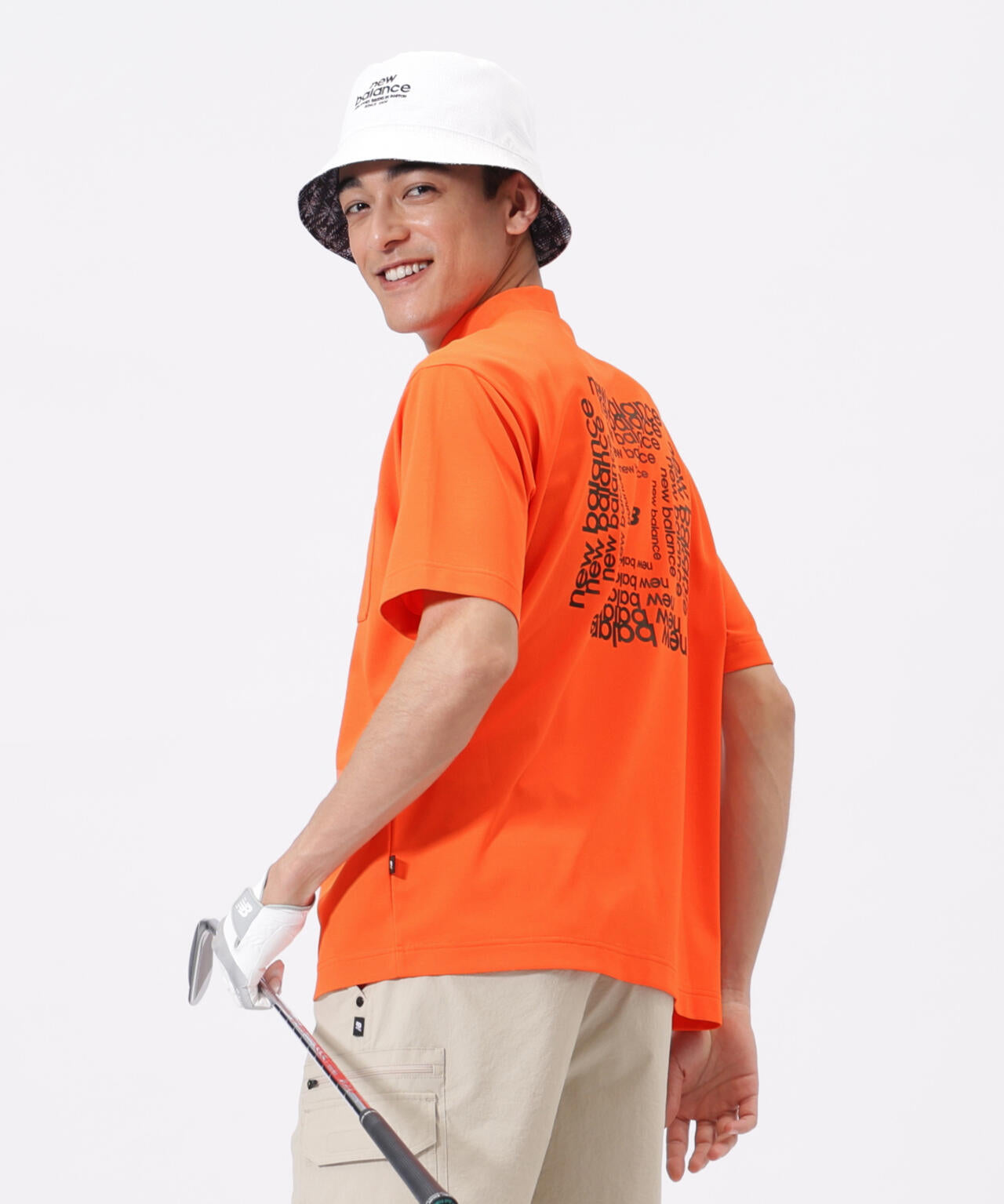 ハーフスリーブ モックネック プルオーバー (MENS) | new balance golf