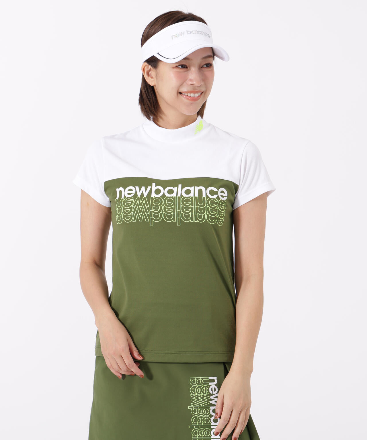 超速乾 半袖 モックネック プルオーバー (WOMENS)