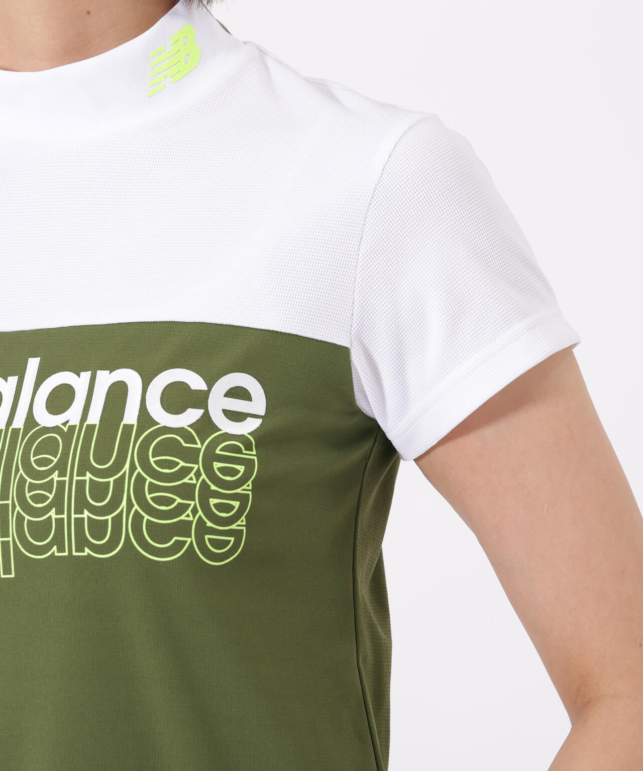 超速乾 半袖 モックネック プルオーバー (WOMENS)