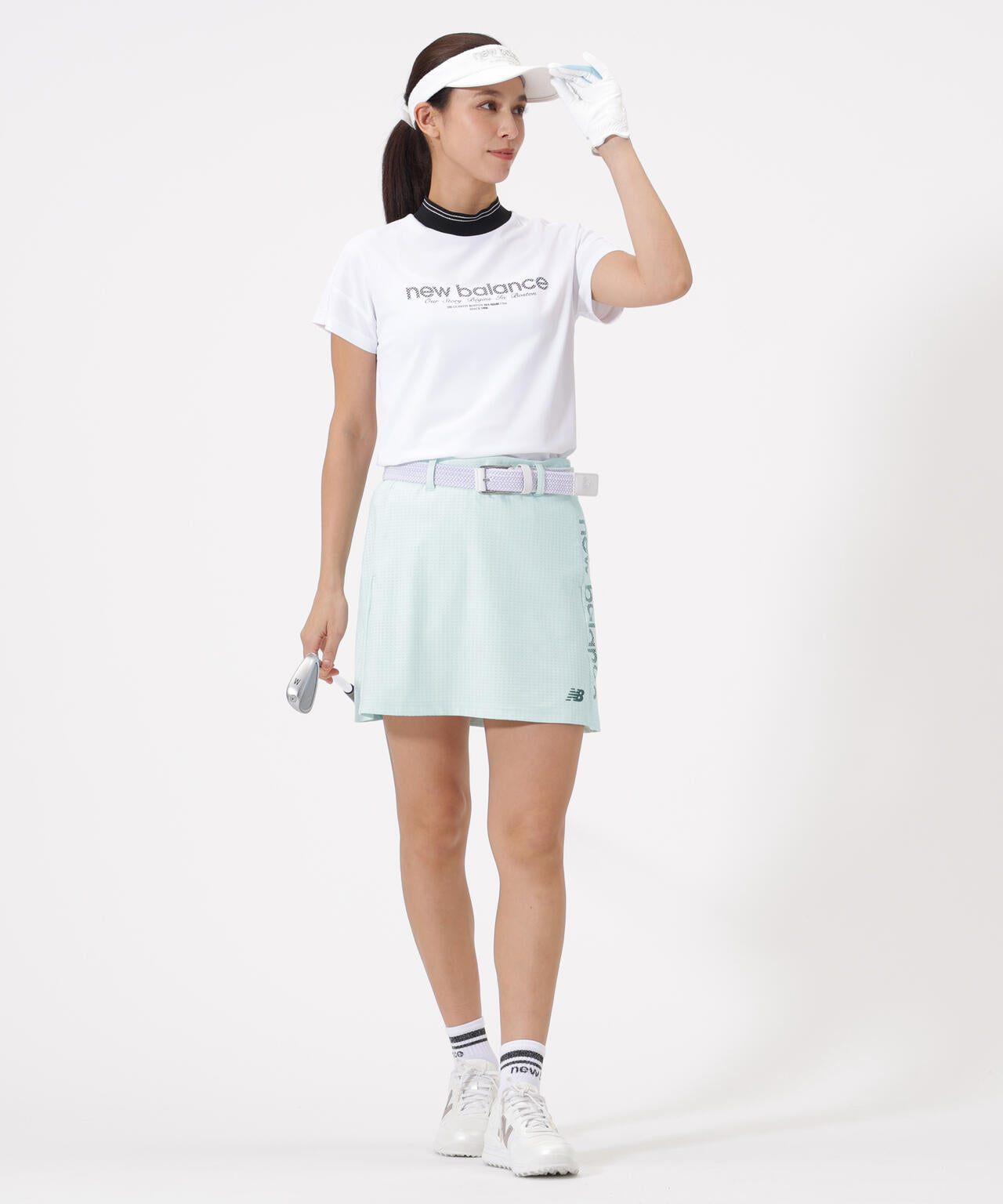 UV 防透 速乾 半袖 モックネック プルオーバー (WOMENS) | new balance