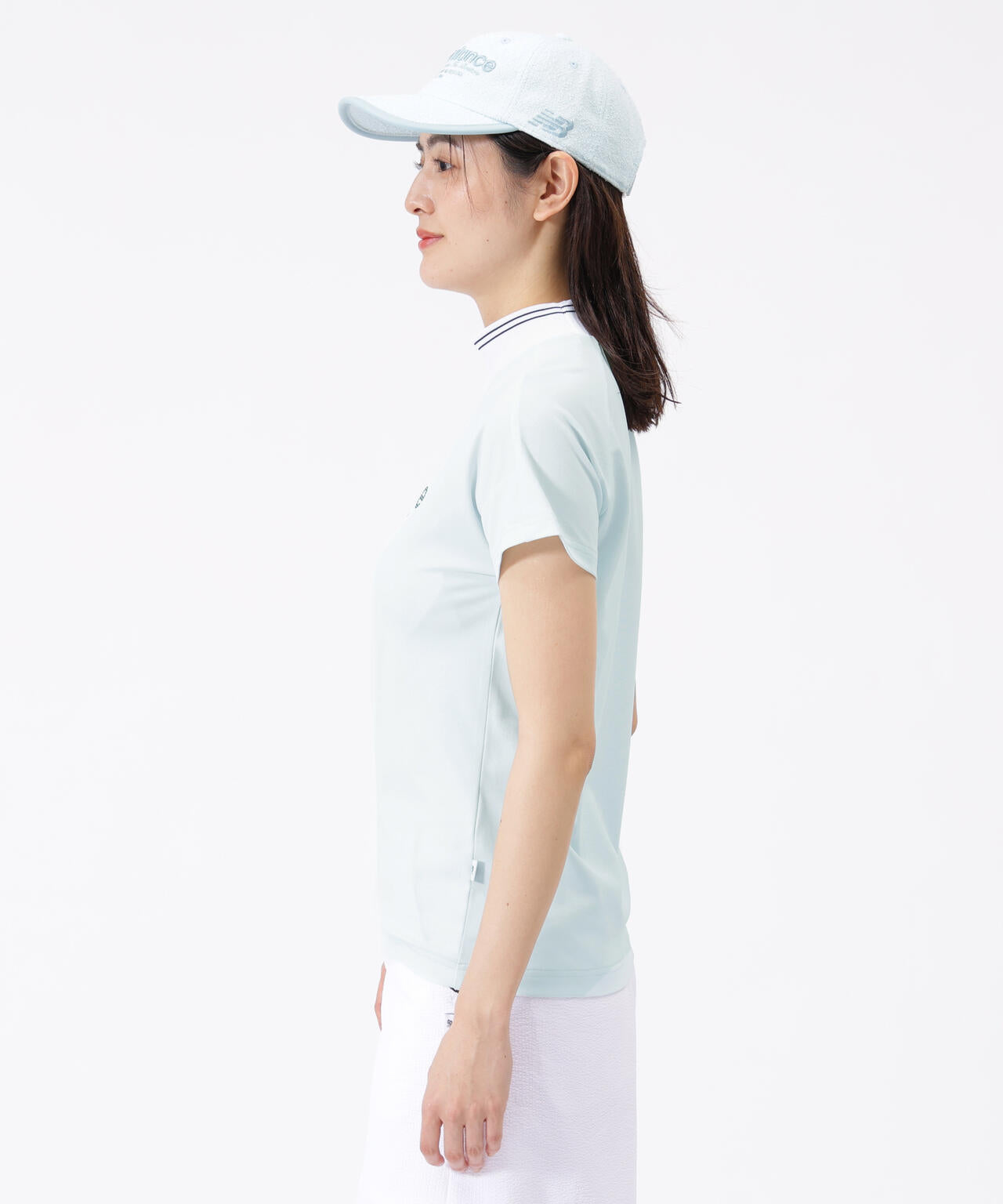 UV 防透 速乾 半袖 モックネック プルオーバー (WOMENS) | new balance