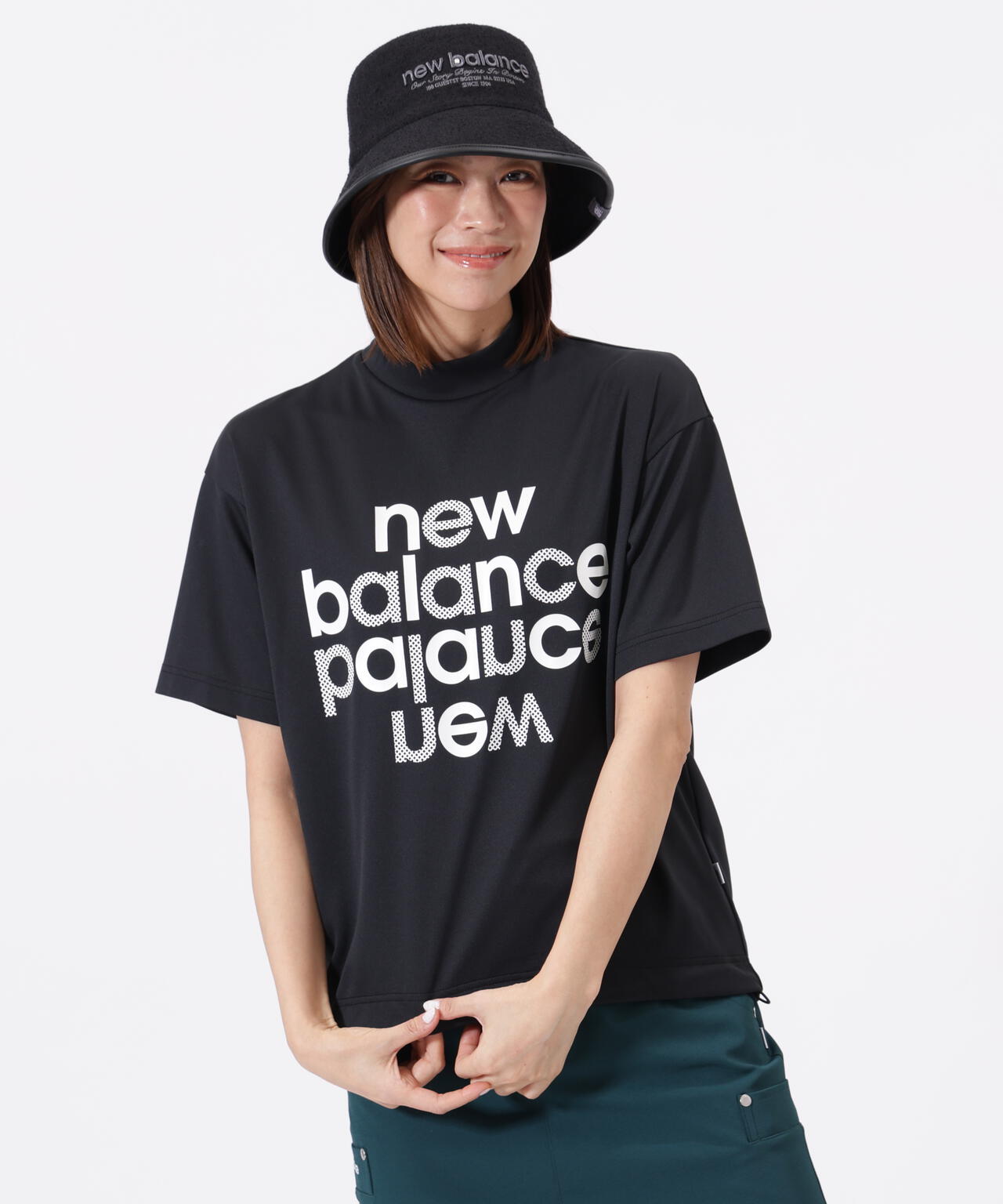 ハーフスリーブ モックネック プルオーバー (WOMENS) | new balance