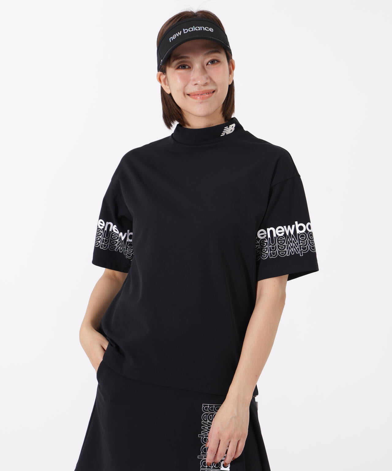 ハーフスリーブ モックネック プルオーバー (WOMENS) | new balance