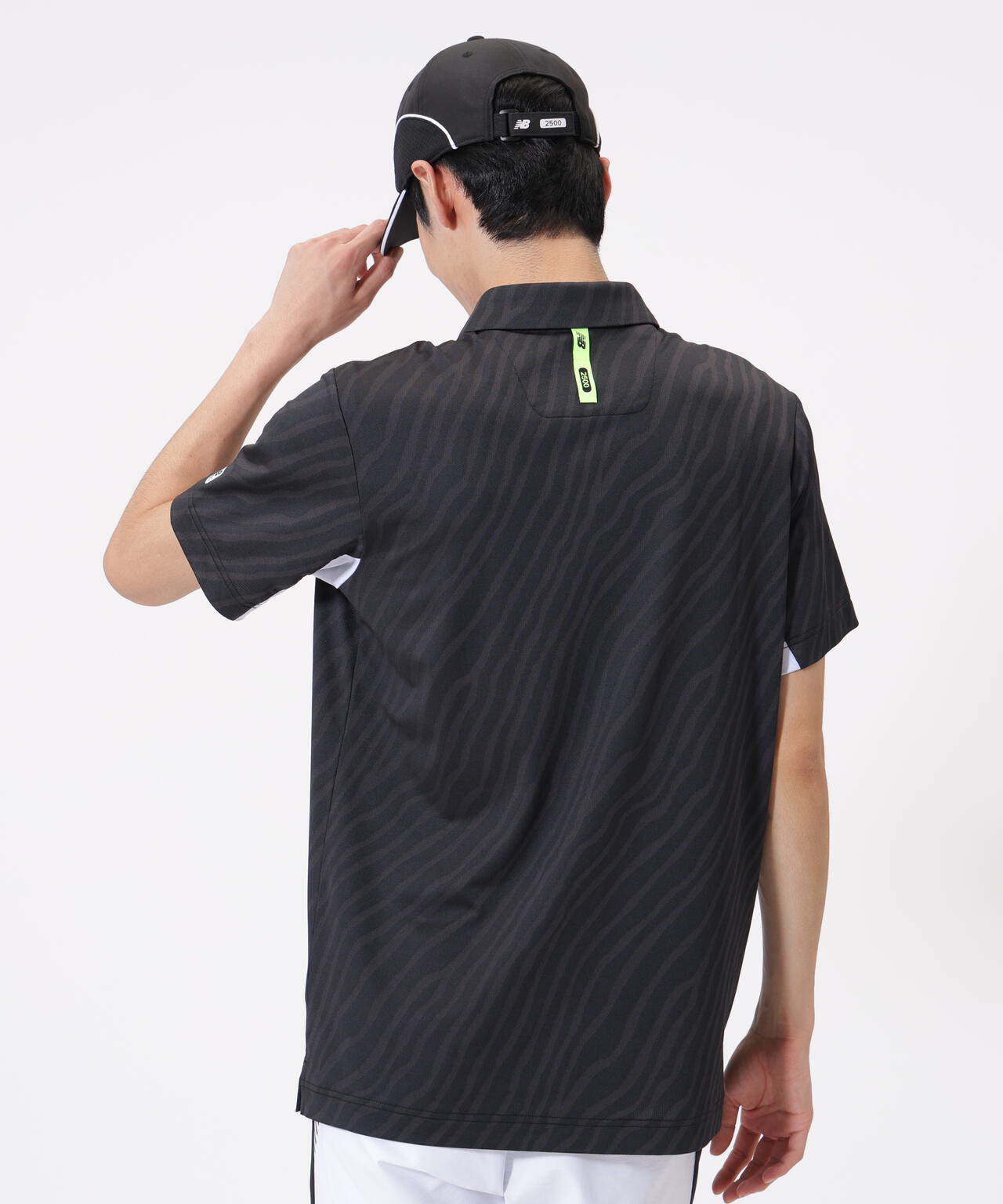 トーナルゼブラ柄 半袖 カラーシャツ (MENS) | new balance golf