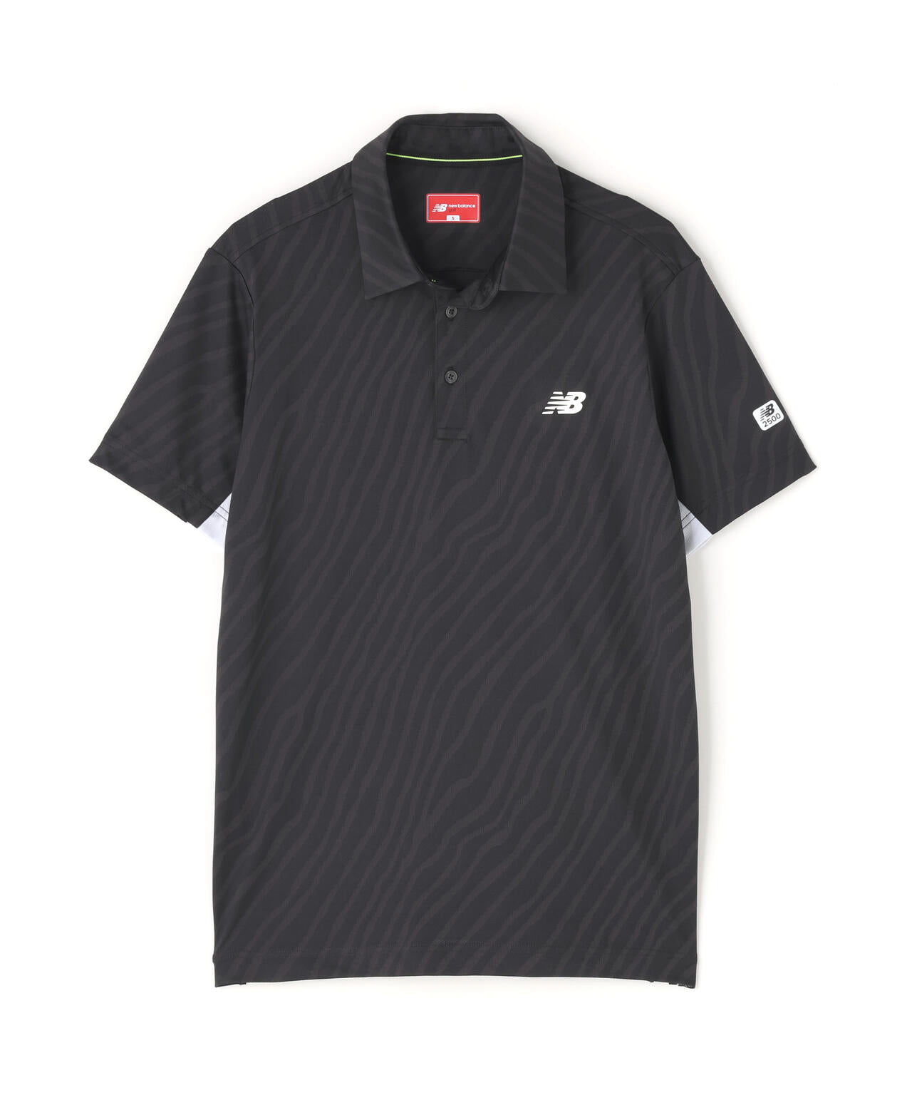 トーナルゼブラ柄 半袖 カラーシャツ (MENS) | new balance golf