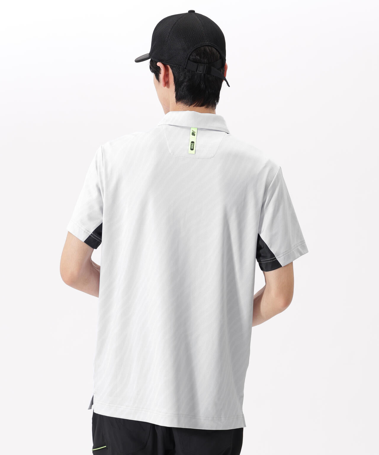 トーナルゼブラ柄 半袖 カラーシャツ (MENS) | new balance golf