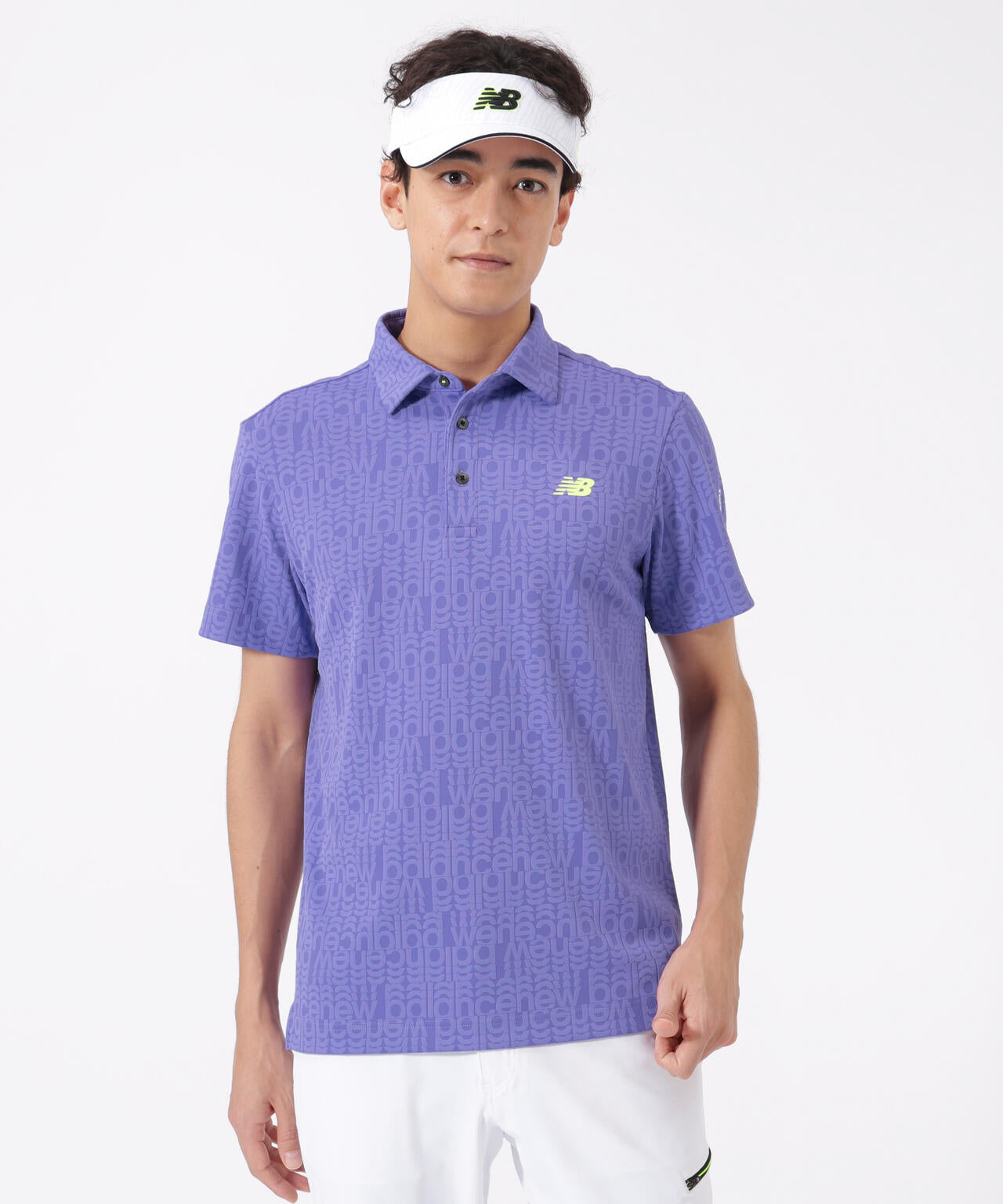 リフレクト・オーバーラップロゴ 半袖 カラーシャツ (MENS)