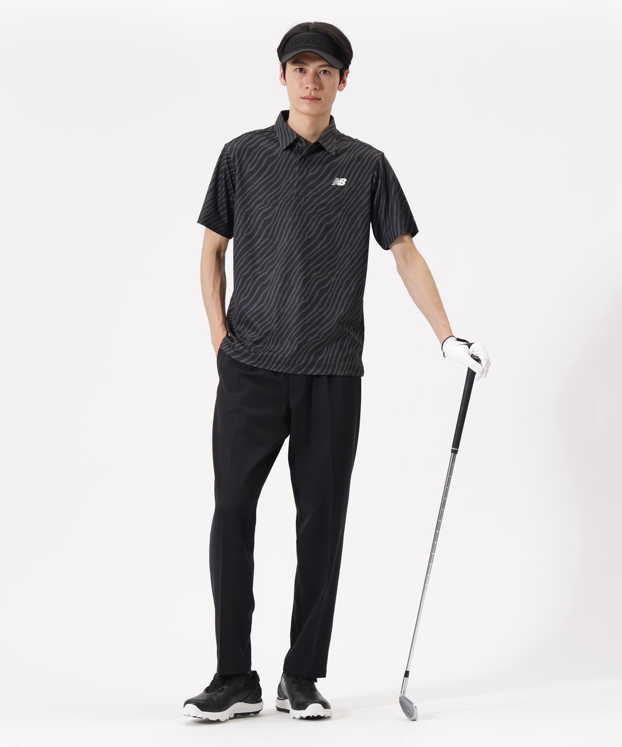 ストライプゼブラ 半袖 カラーシャツ (MENS) | new balance golf