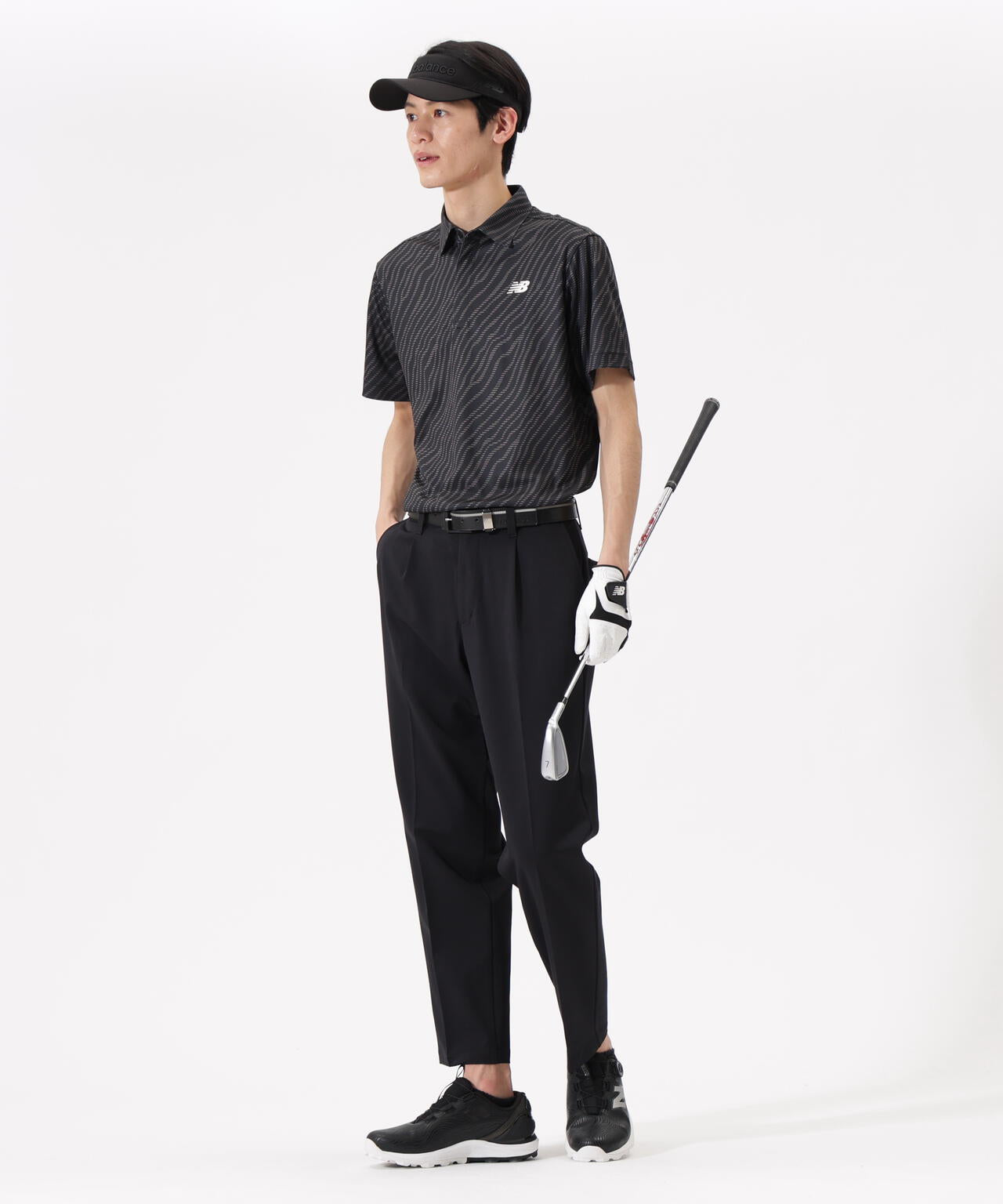 ストライプゼブラ 半袖 カラーシャツ (MENS) | new balance golf