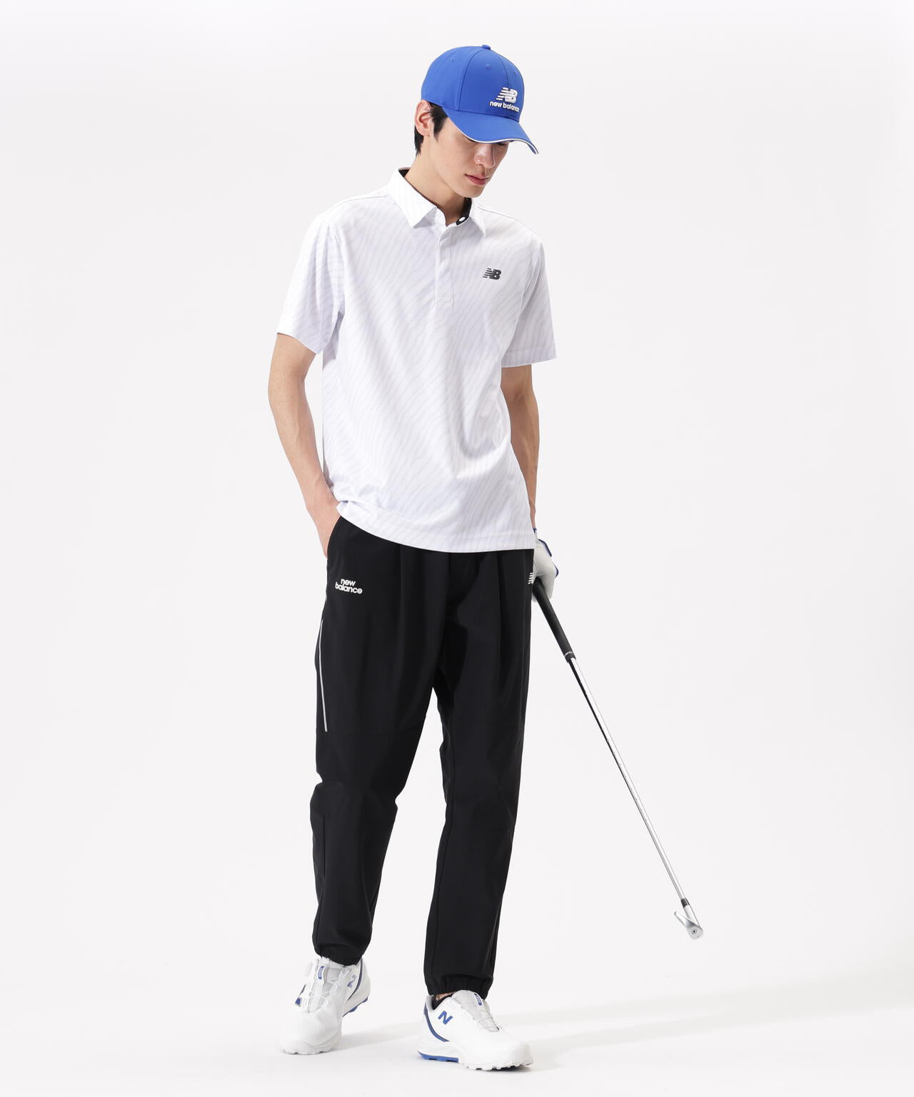 ストライプゼブラ 半袖 カラーシャツ (MENS) | new balance golf