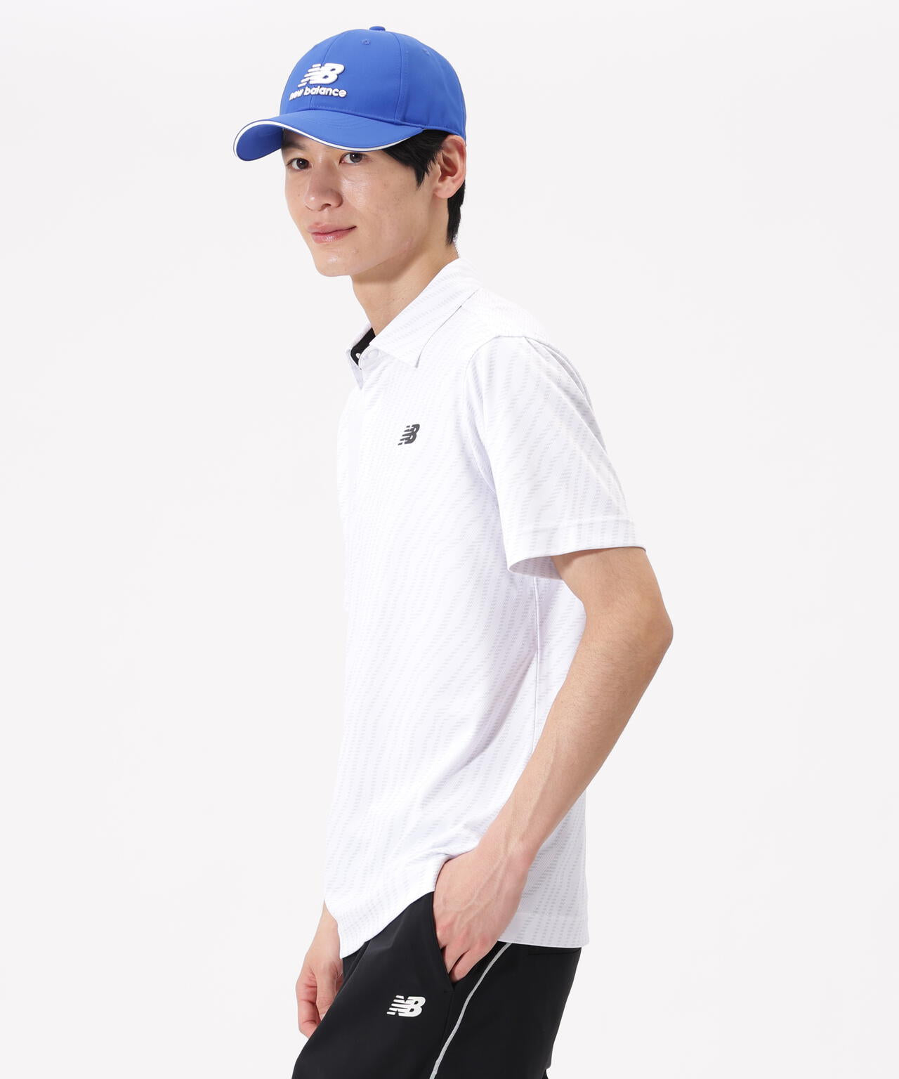 ストライプゼブラ 半袖 カラーシャツ (MENS) | new balance golf