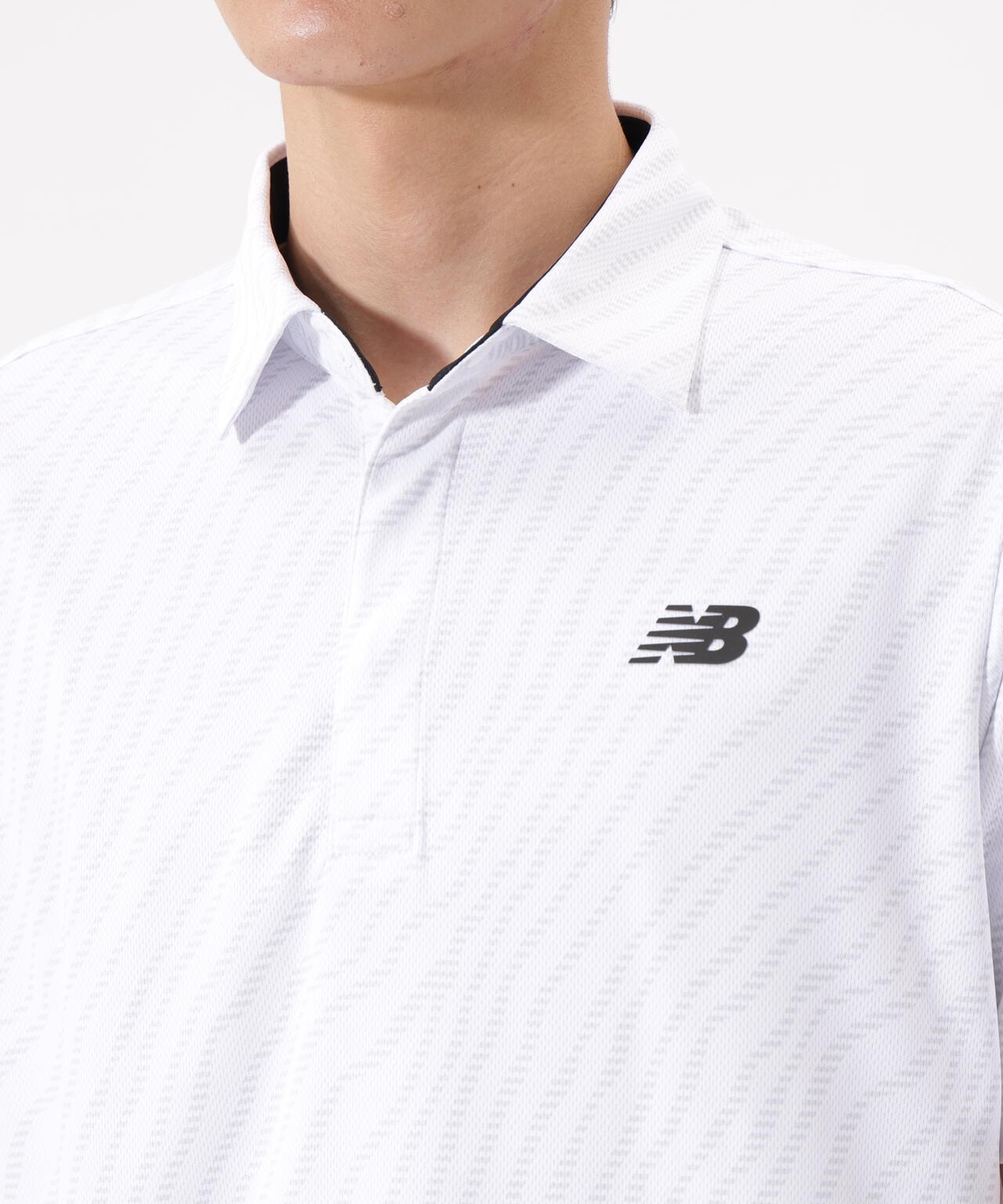 ストライプゼブラ 半袖 カラーシャツ (MENS) | new balance golf