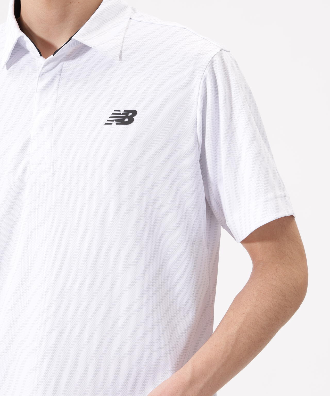 ストライプゼブラ 半袖 カラーシャツ (MENS) | new balance golf