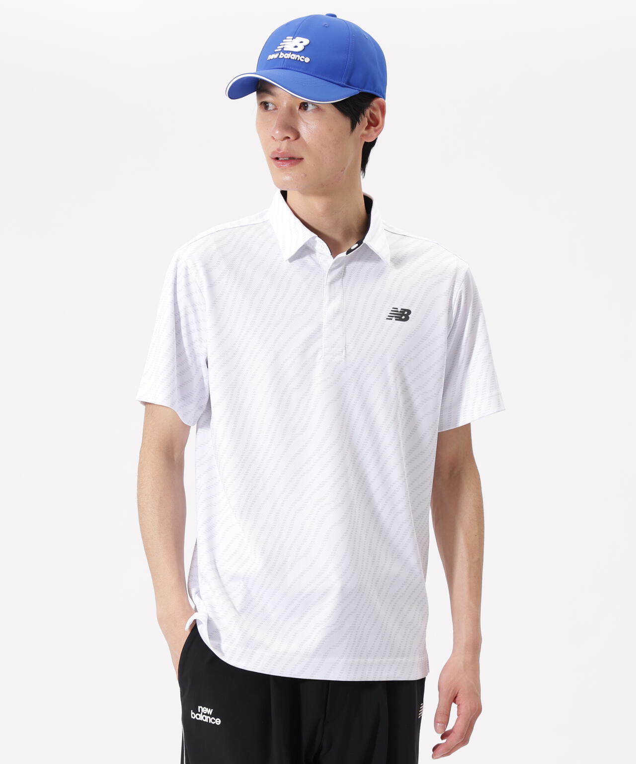 ストライプゼブラ 半袖 カラーシャツ (MENS) | new balance golf