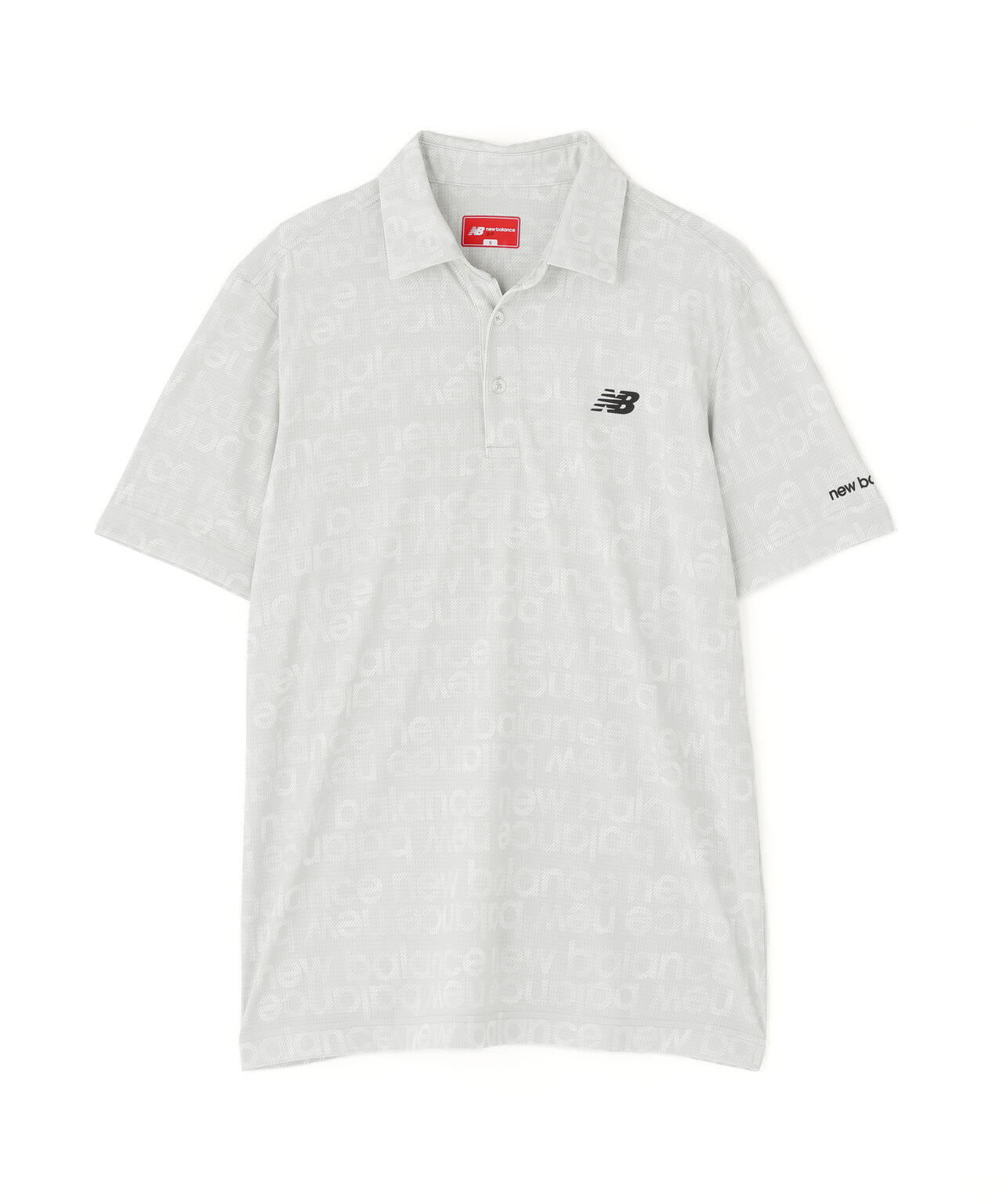グラデーションボーダーロゴ柄 半袖 カラーシャツ (MENS) | new