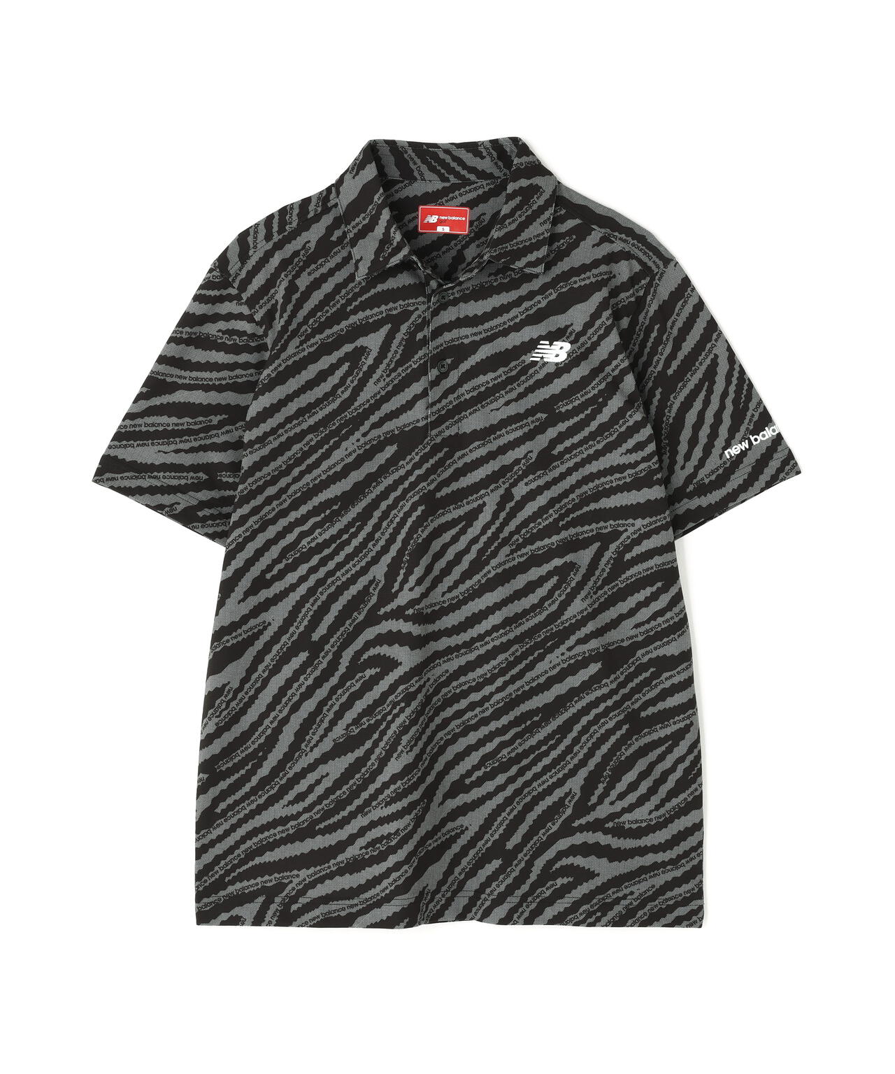 ゼブラ柄 半袖 カラーシャツ (MENS) | new balance golf
