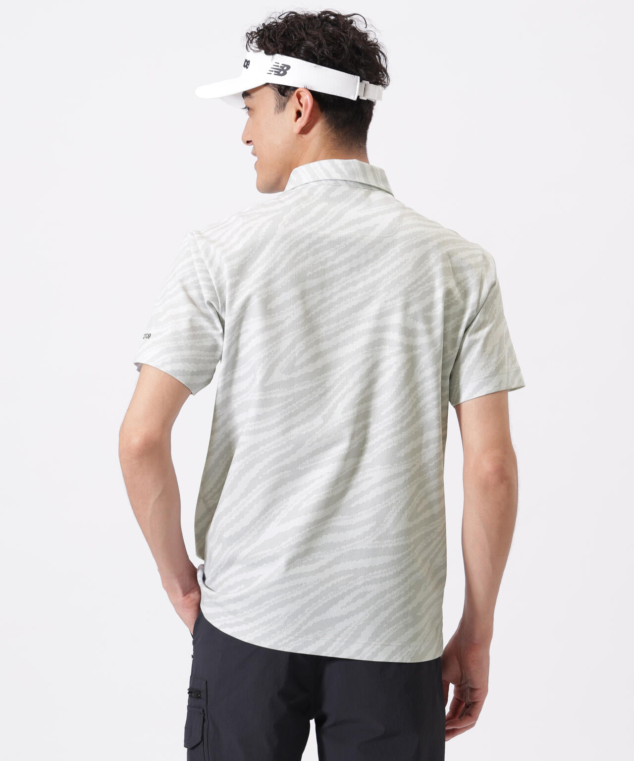ゼブラ柄 半袖 カラーシャツ (MENS) | new balance golf