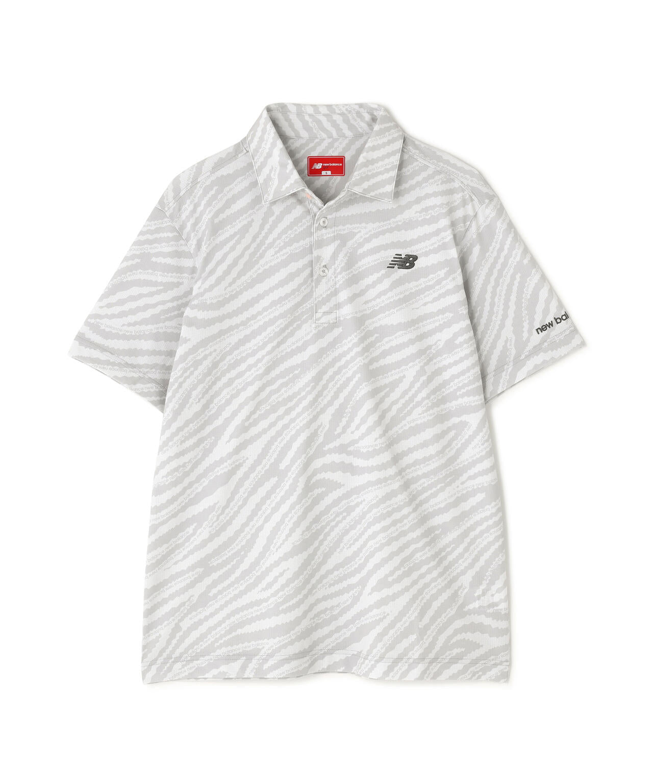 ゼブラ柄 半袖 カラーシャツ (MENS) | new balance golf