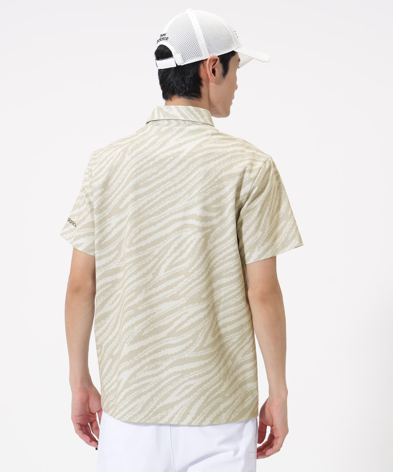 ゼブラ柄 半袖 カラーシャツ (MENS) | new balance golf