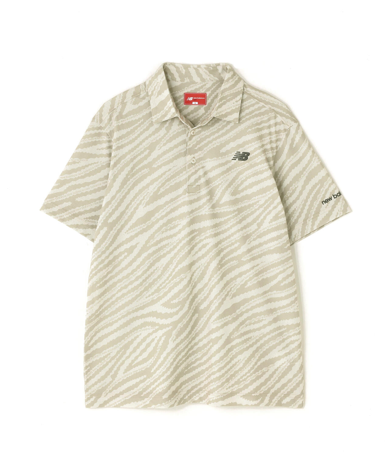 ゼブラ柄 半袖 カラーシャツ (MENS) | new balance golf