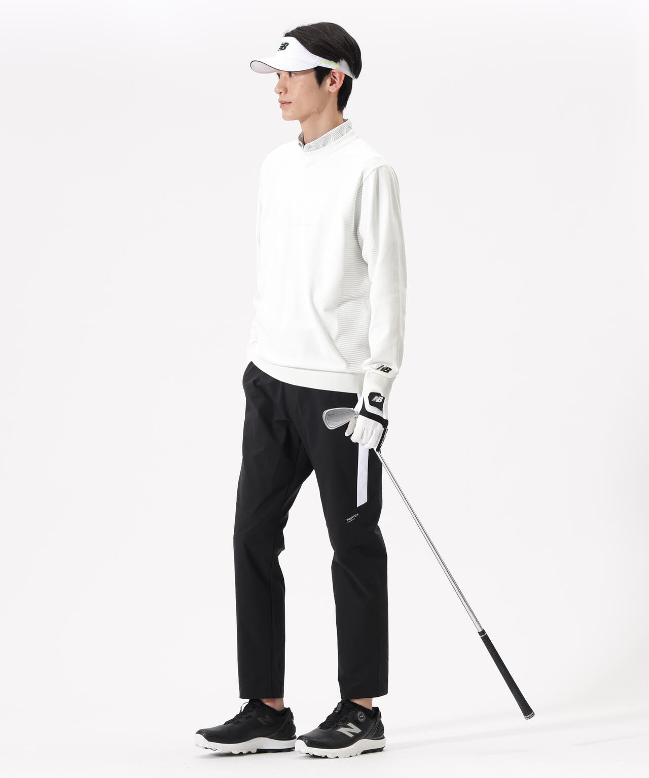 ジオメトリック柄 半袖 カラーシャツ (MENS) | new balance golf