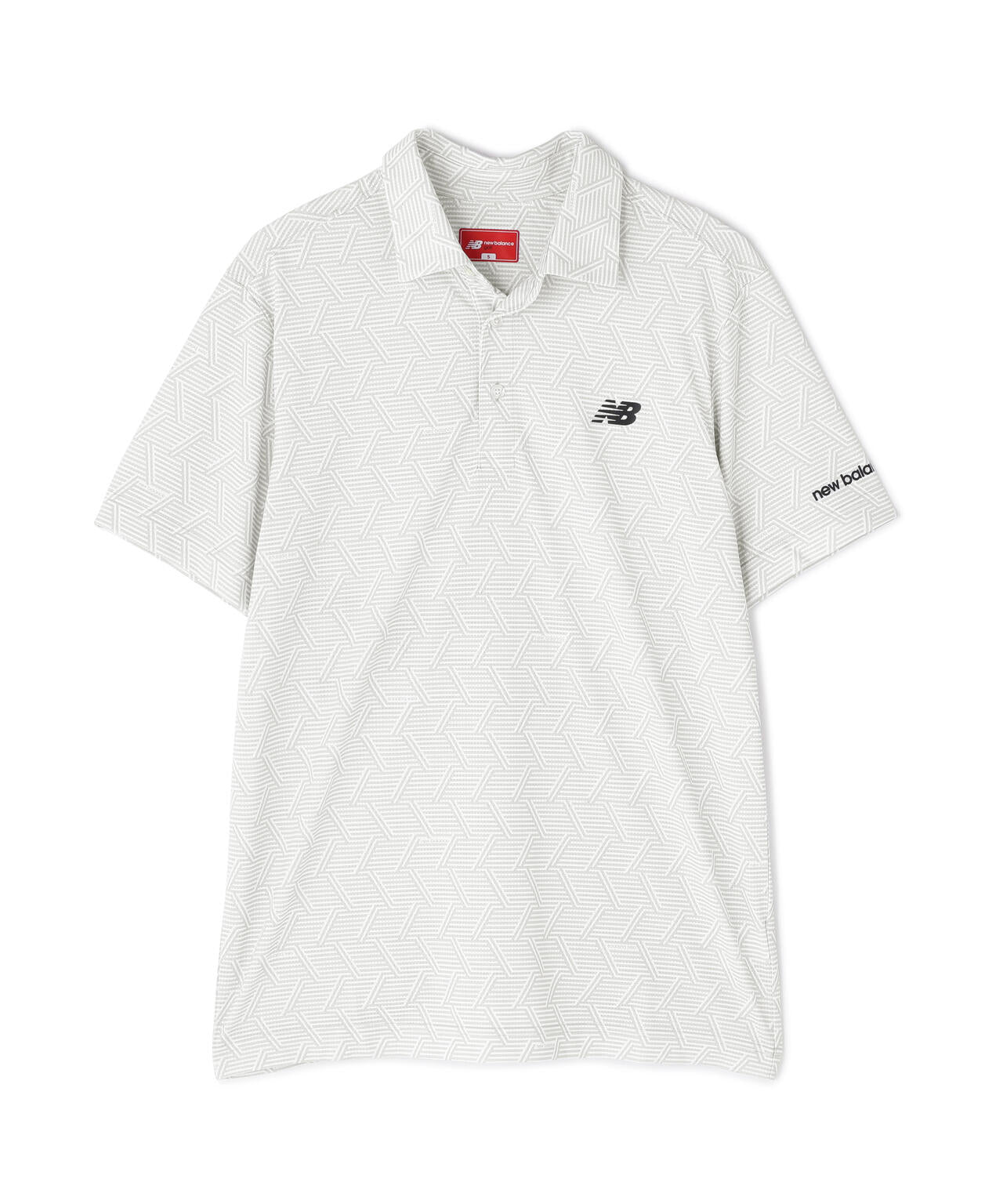 ジオメトリック柄 半袖 カラーシャツ (MENS) | new balance golf