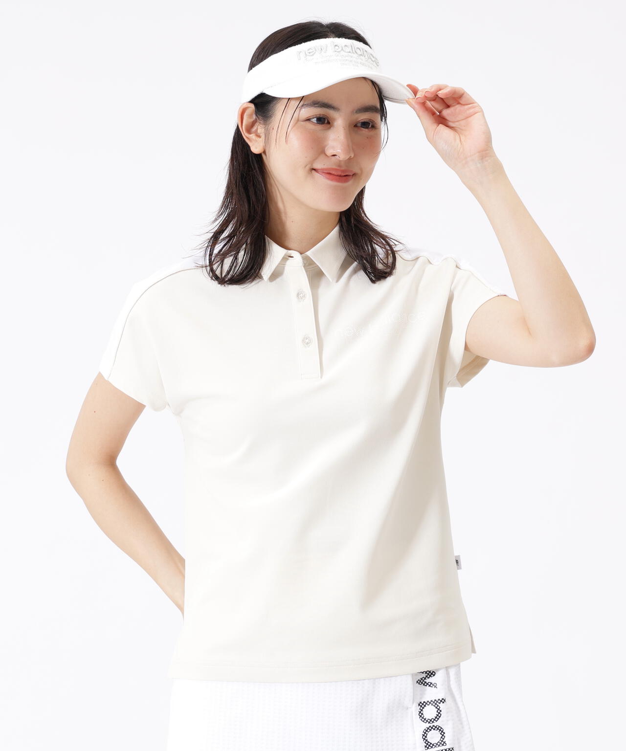 フレンチスリーブ カラーシャツ (WOMENS)