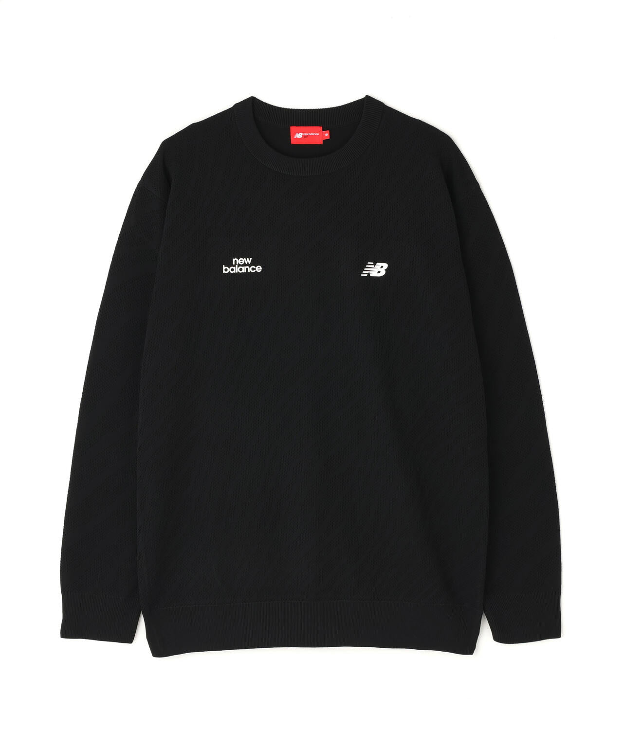 トーナルゼブラ柄 メッシュ ニット プルオーバー (MENS)