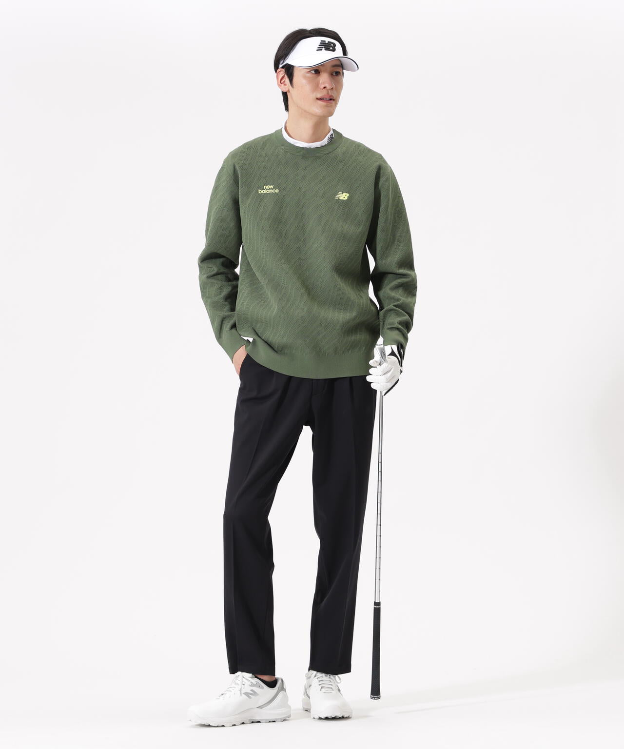 トーナルゼブラ柄 メッシュ ニット プルオーバー (MENS)