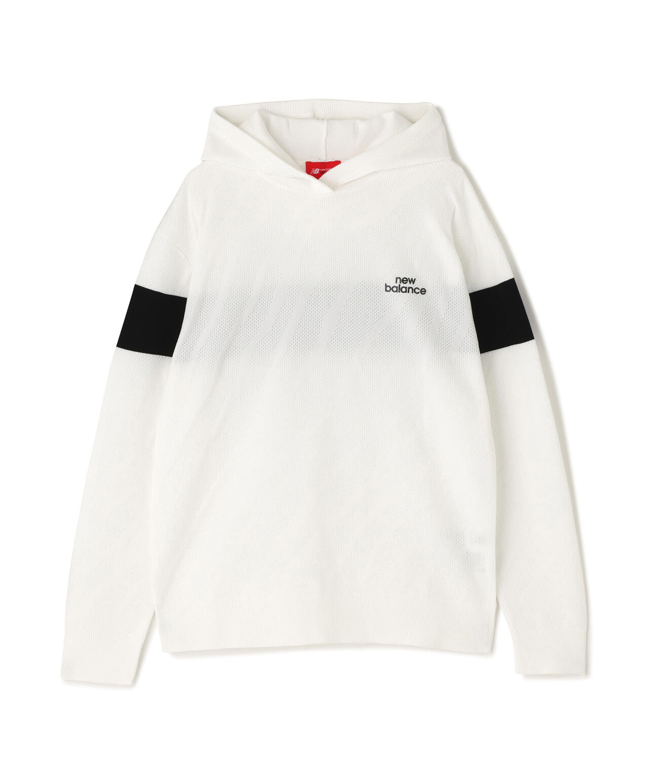 ゼブラ柄 ニット プルオーバー フーディー (WOMENS) | new balance