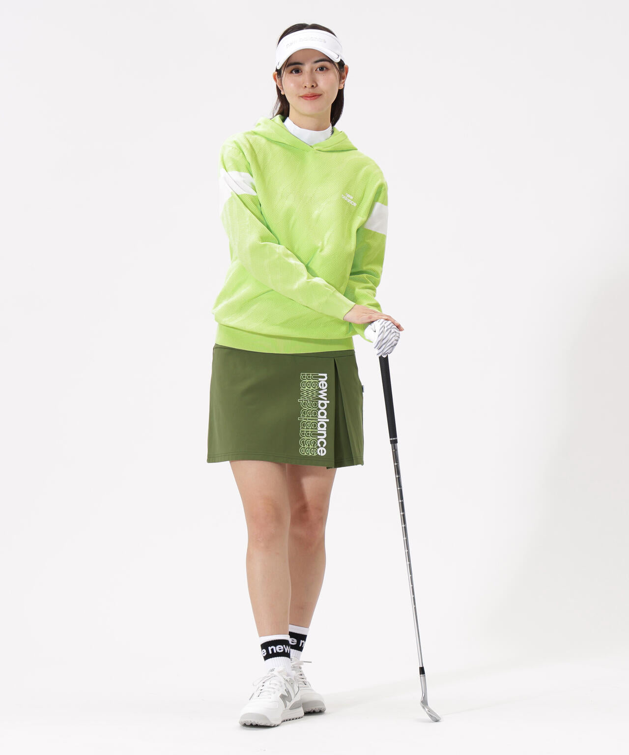 ゼブラ柄 ニット プルオーバー フーディー (WOMENS) | new balance