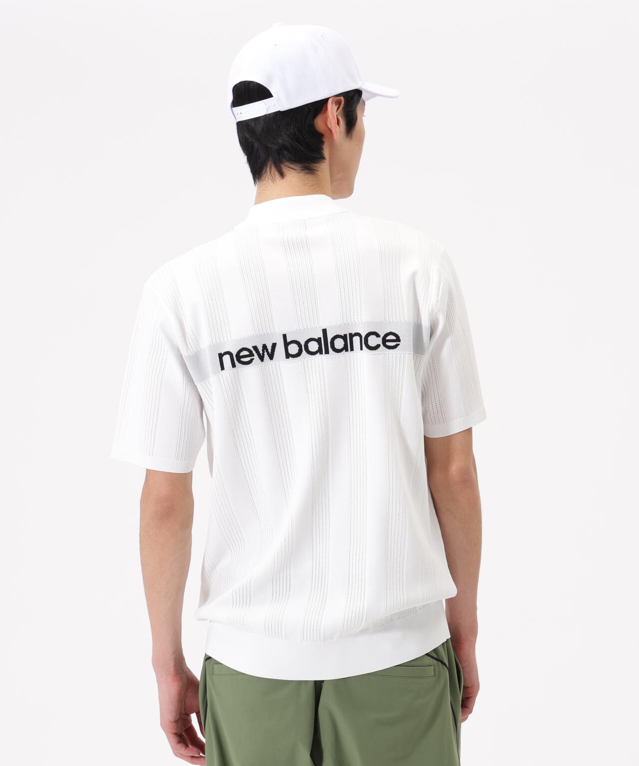 直営店舗限定】ハーフスリーブ モックネック ニット プルオーバー