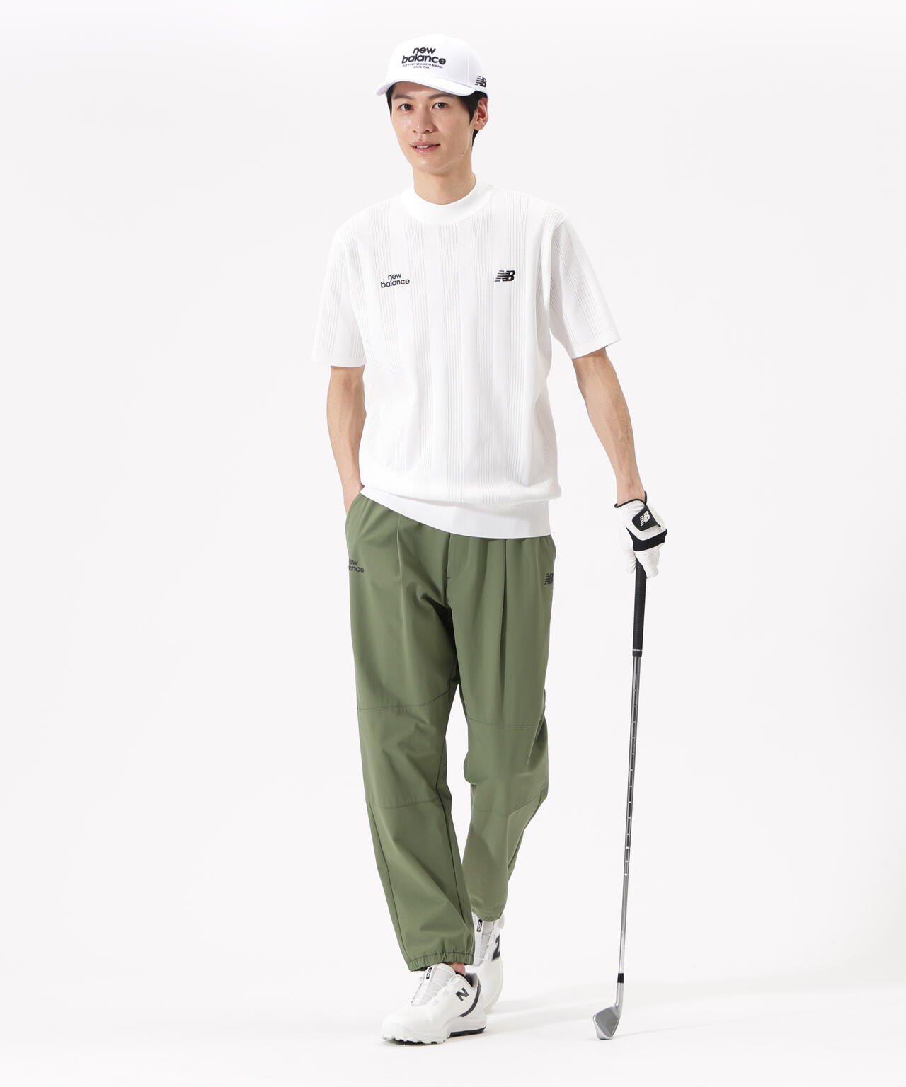 直営店舗限定】ハーフスリーブ モックネック ニット プルオーバー
