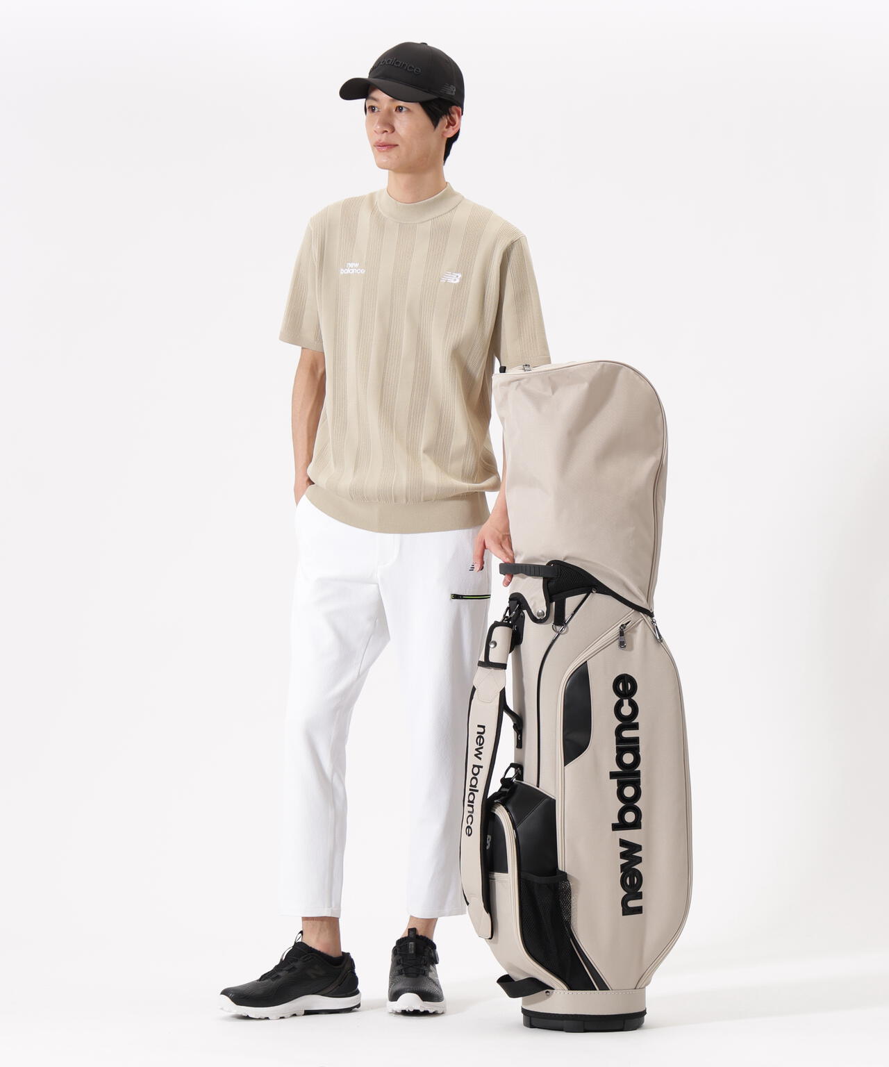直営店舗限定】ハーフスリーブ モックネック ニット プルオーバー