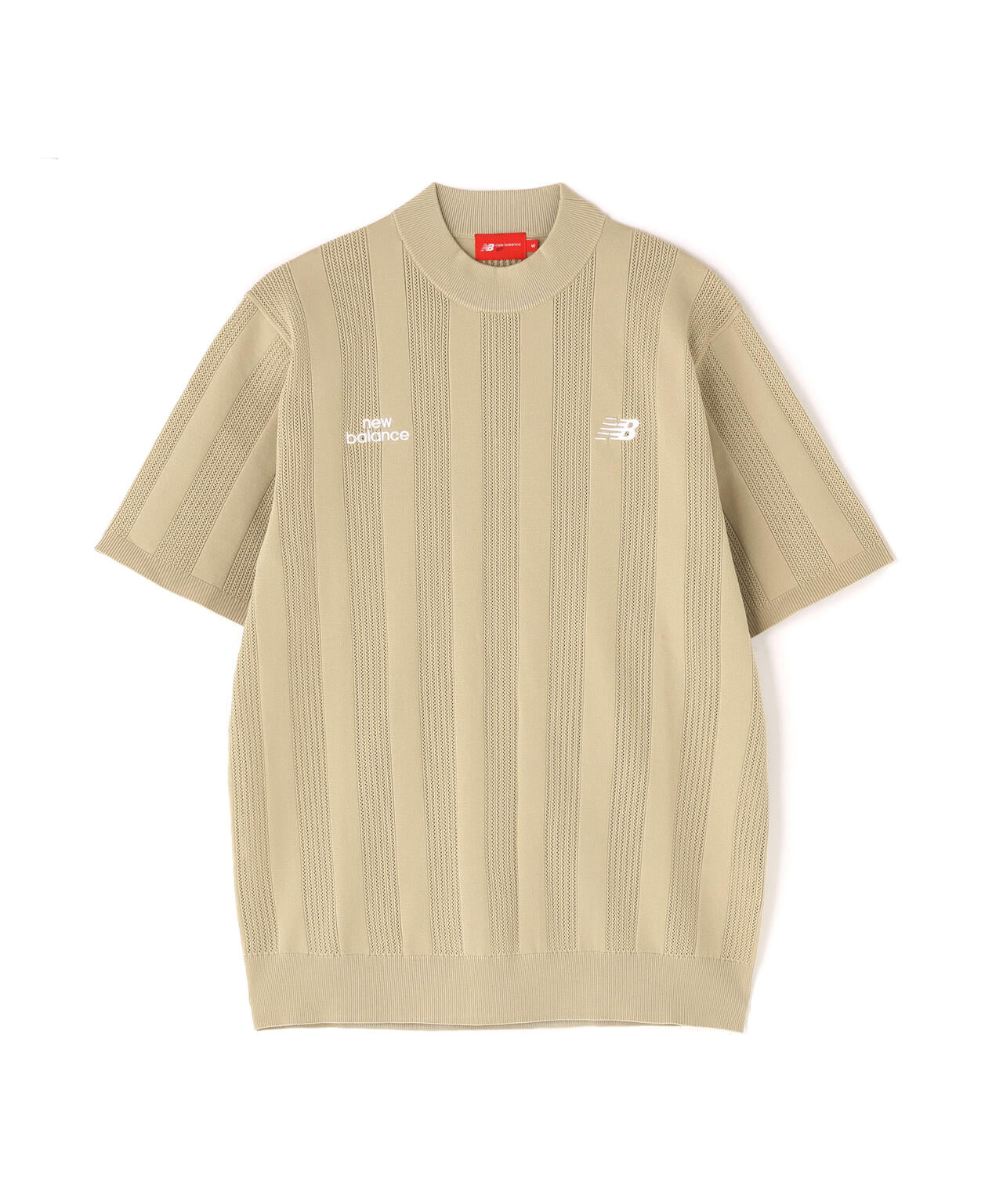 直営店舗限定】ハーフスリーブ モックネック ニット プルオーバー